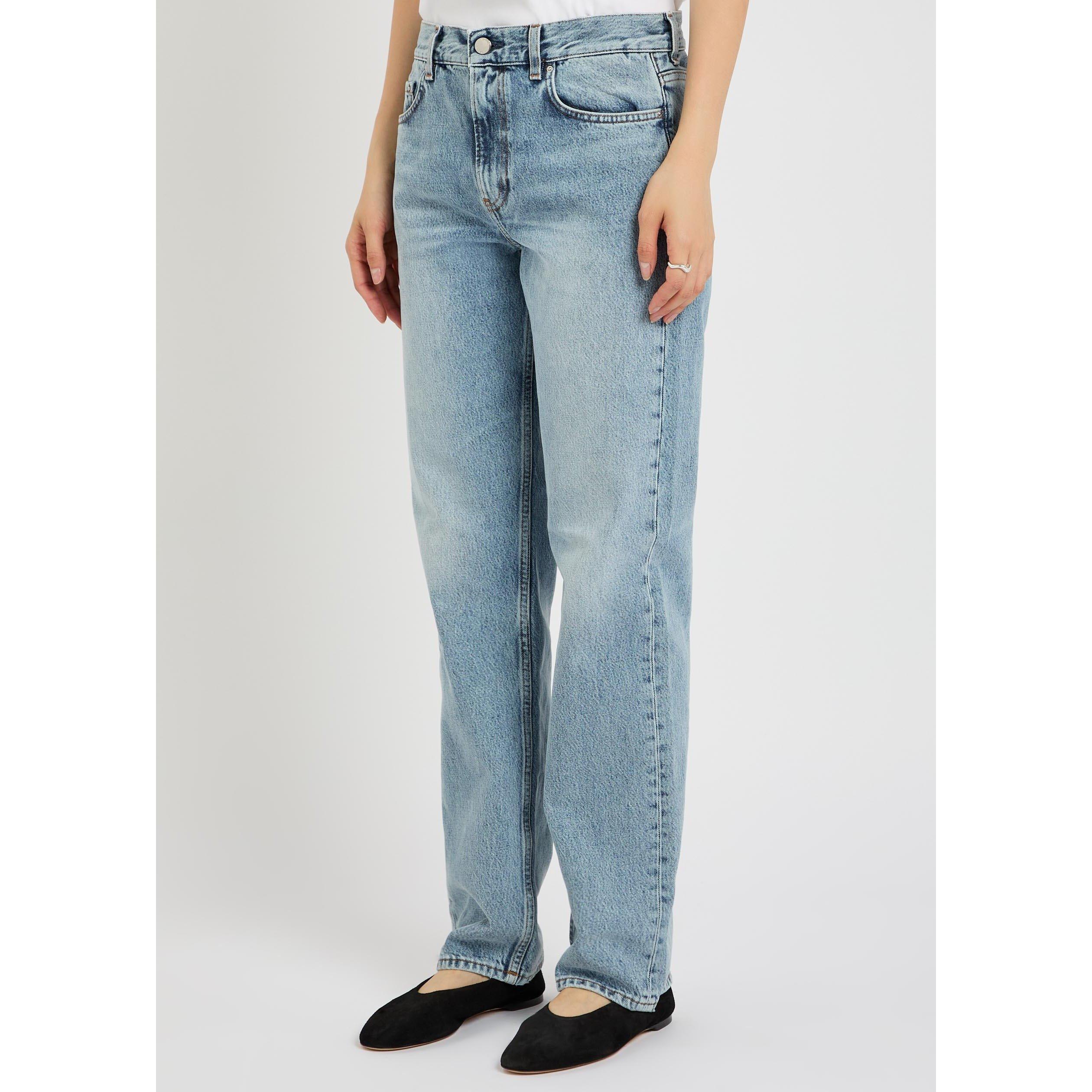 LIGHT BLUE - Toteme - LOW STRAIGHT DENIM - 2