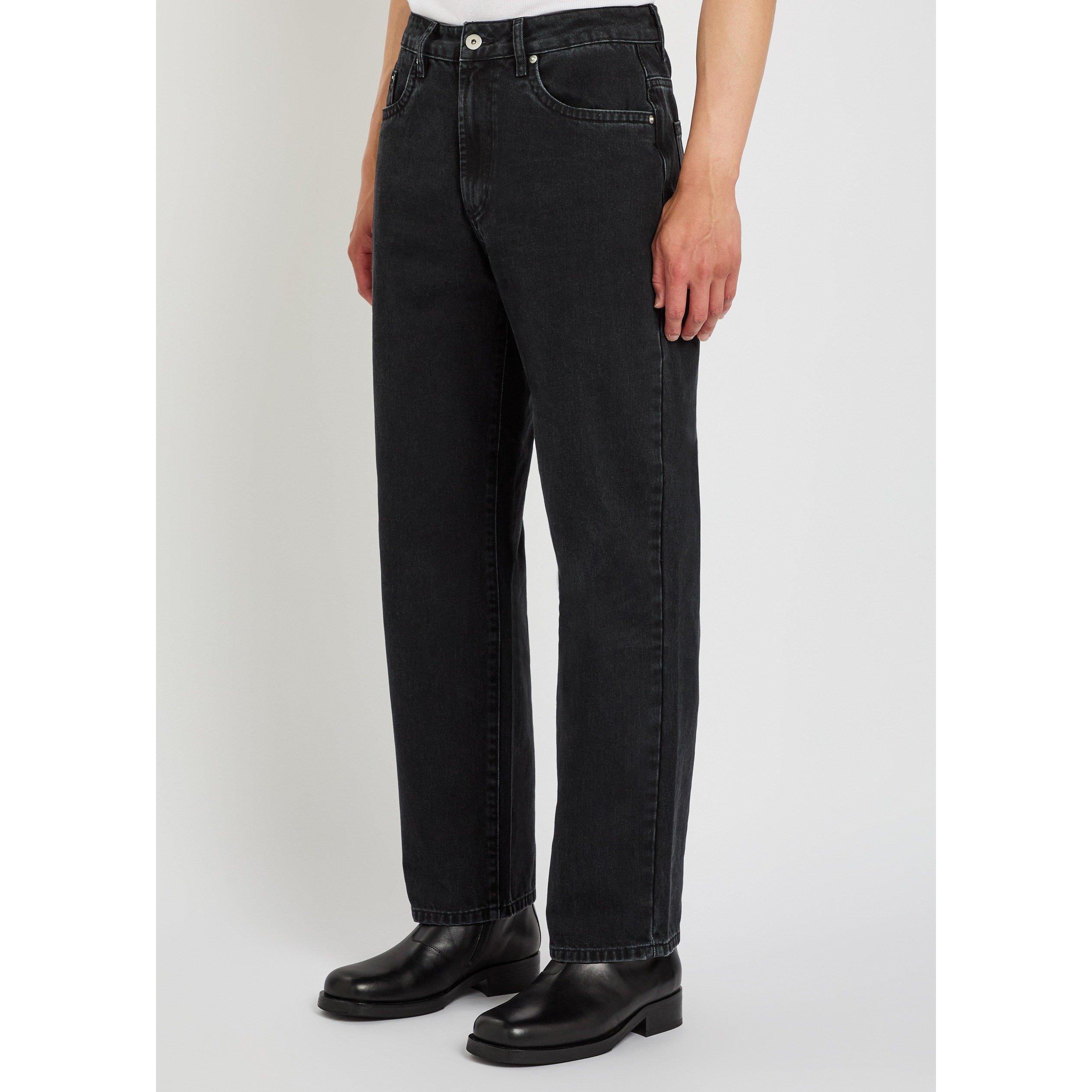BLACK - MKI MIYUKI ZOKU - Men's Classic Cotton Straight Leg Jeans - 2