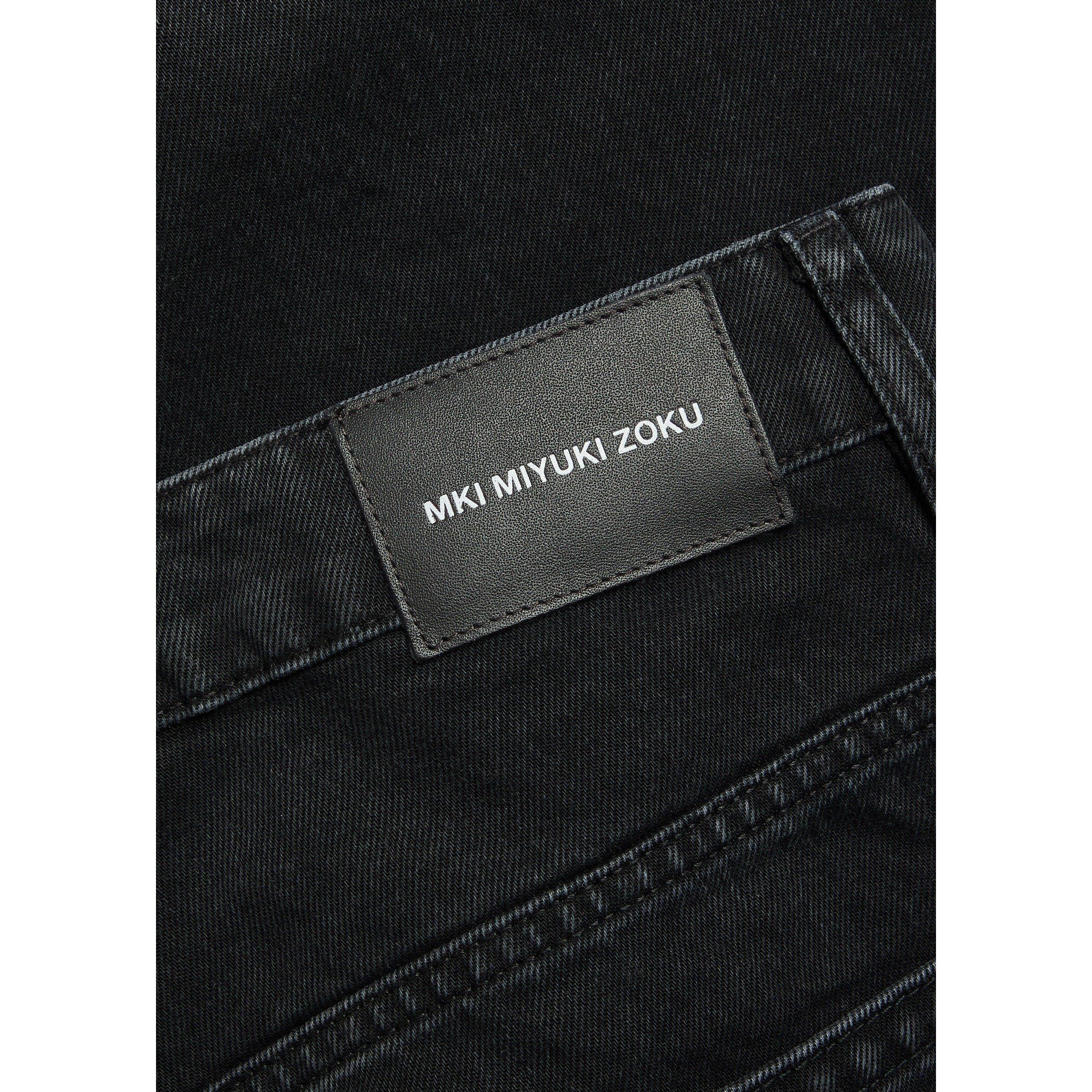 BLACK - MKI MIYUKI ZOKU - Men's Classic Cotton Straight Leg Jeans - 4