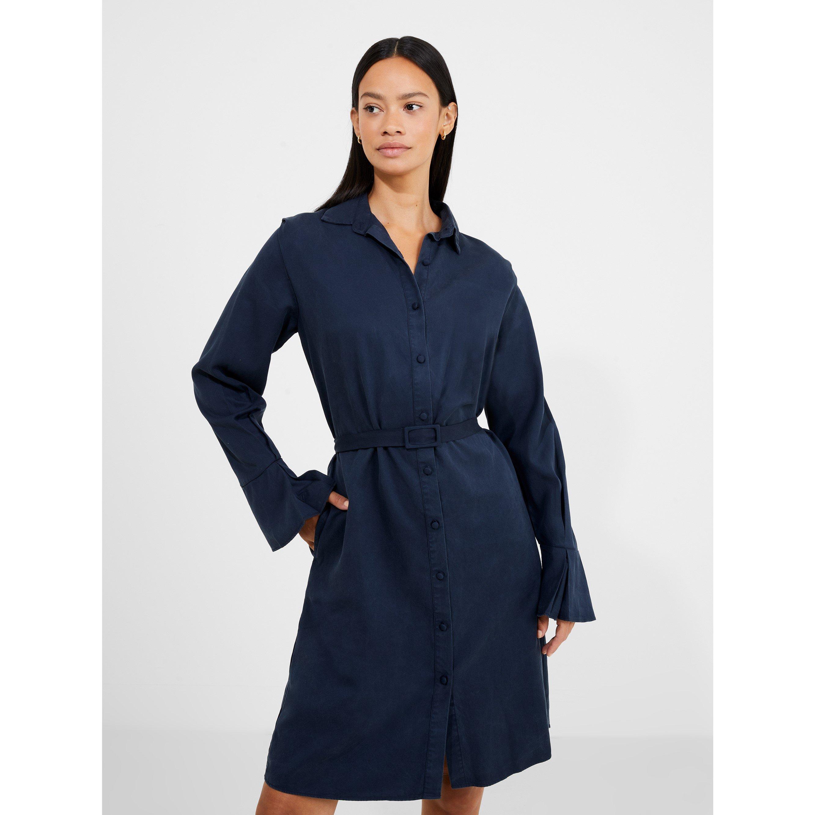 42-Marine - French Connection - Women's Andrea Shirt Dress - 3