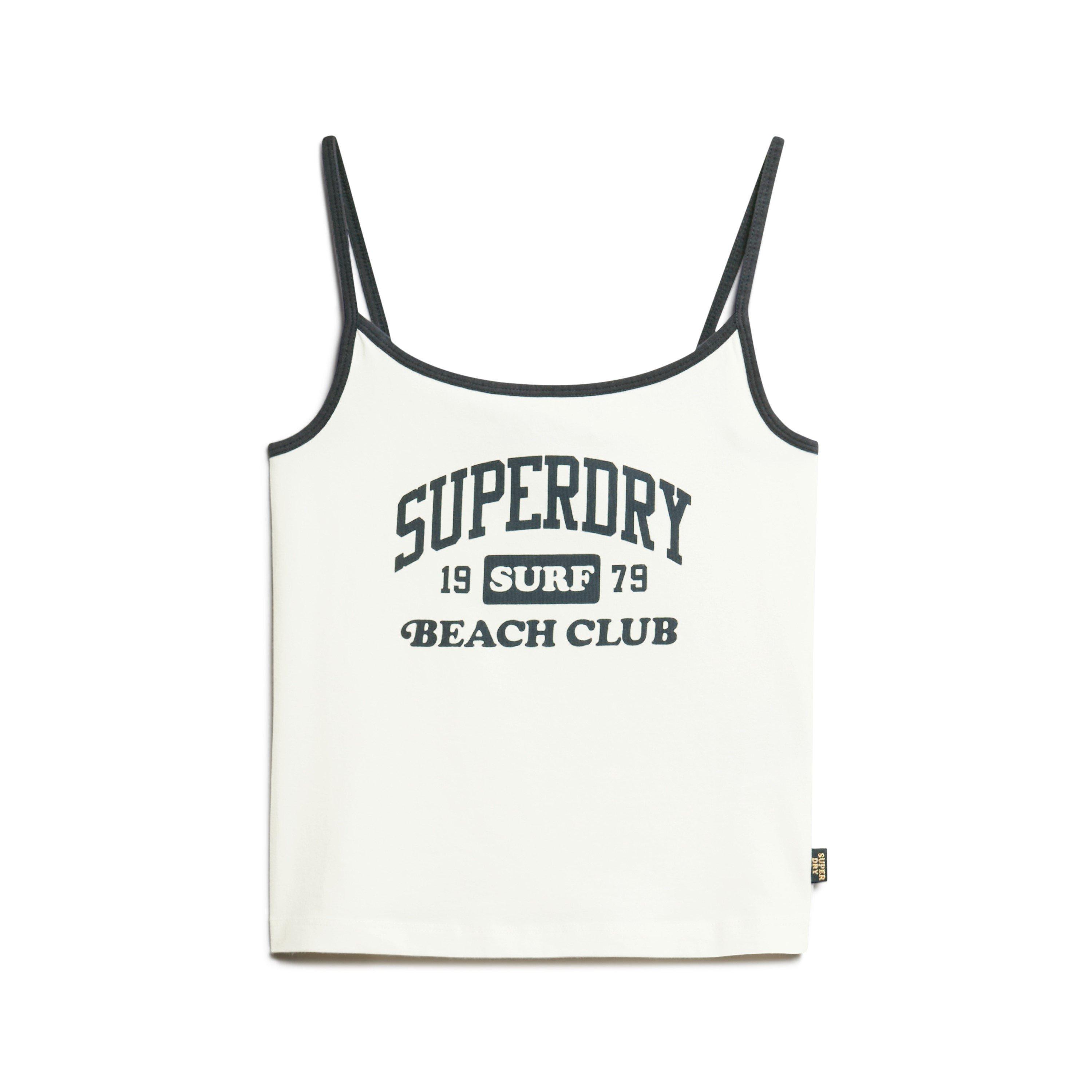Off White - Superdry - Women's Athletic Essentials Cami Top - 6