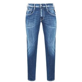 Replay Hyperflex Juno Slim-fit jeans met medium wassing