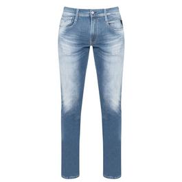 Replay Hyperflex Juno Slim-fit jeans met medium wassing