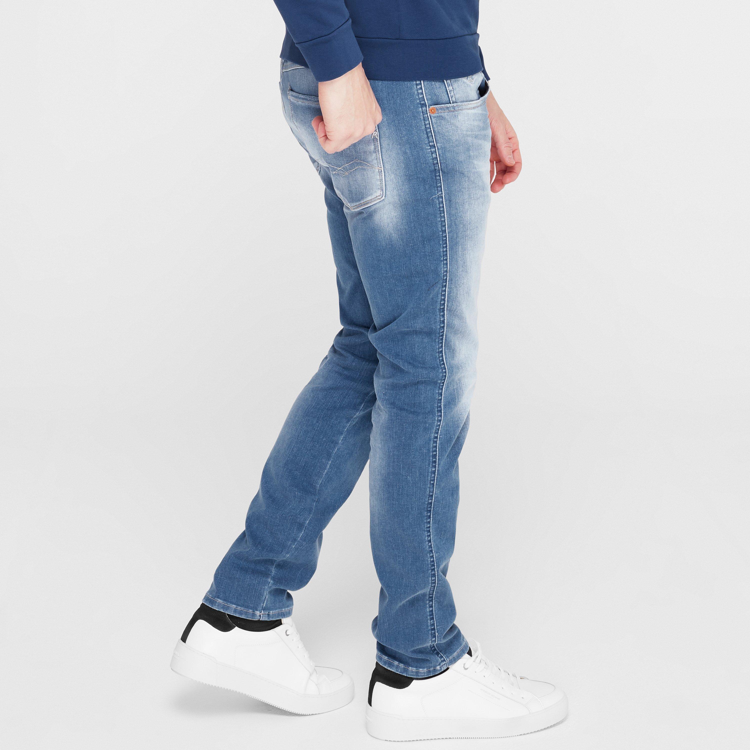 Medium Blue 009 - Replay - Hyperflex Anbass Slim Jeans - 4