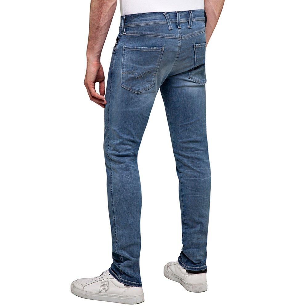 Med Blue 009 - Replay - Hyperflex Anbass Slim Jeans - 2