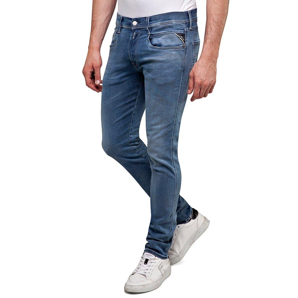 Med Blue 009 - Replay - Hyperflex Anbass Slim Jeans - 3