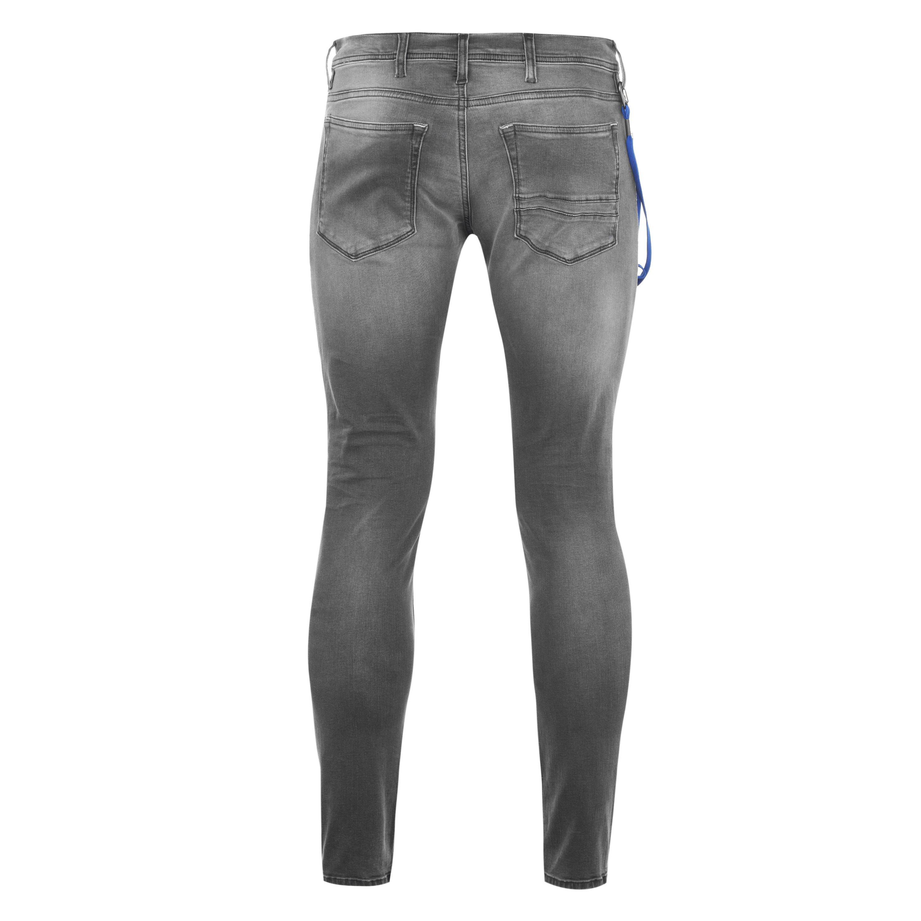 Medium Grey 096 - Replay - Titanium Stretch Slim Fit Jeans - 2