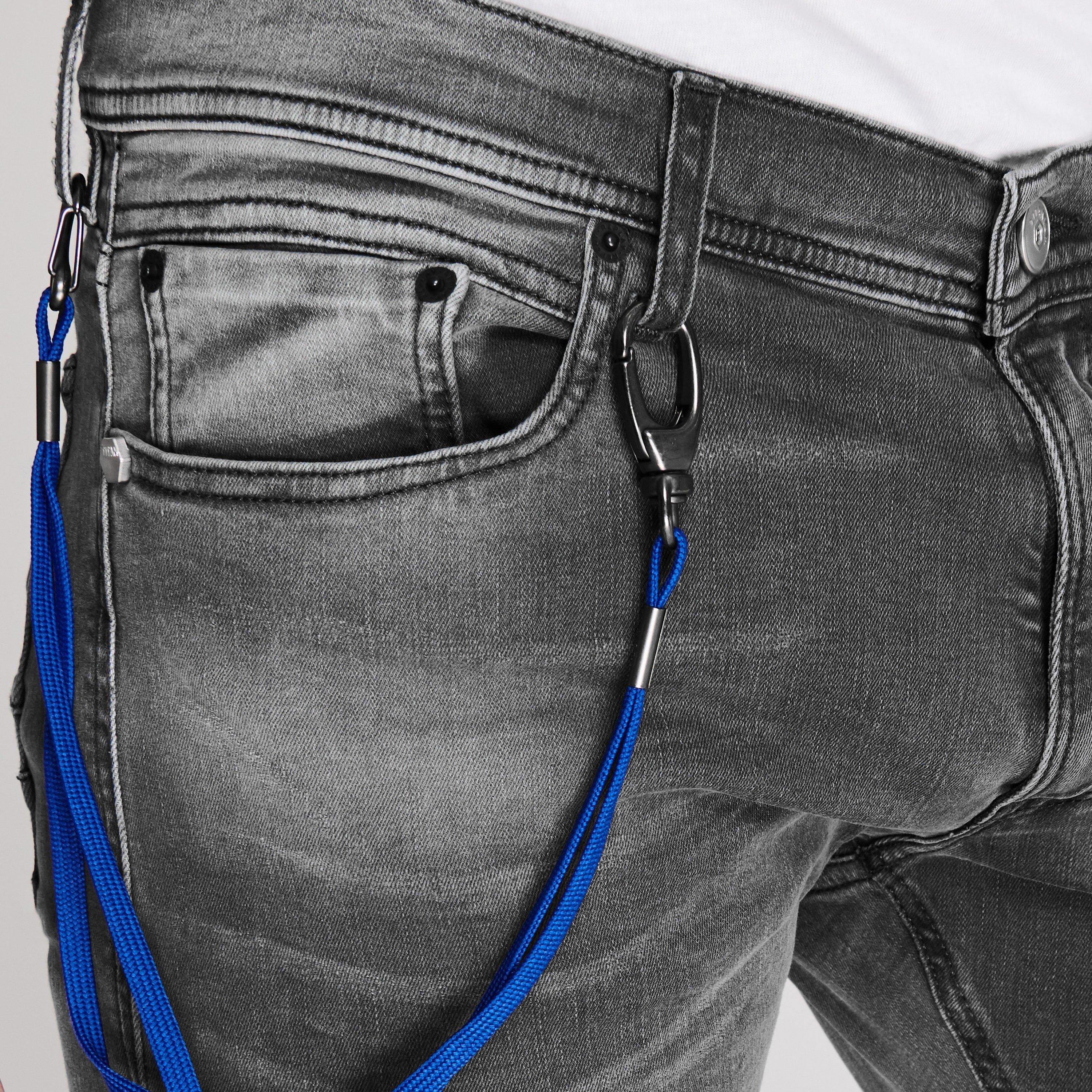 Medium Grey 096 - Replay - Titanium Stretch Slim Fit Jeans - 5