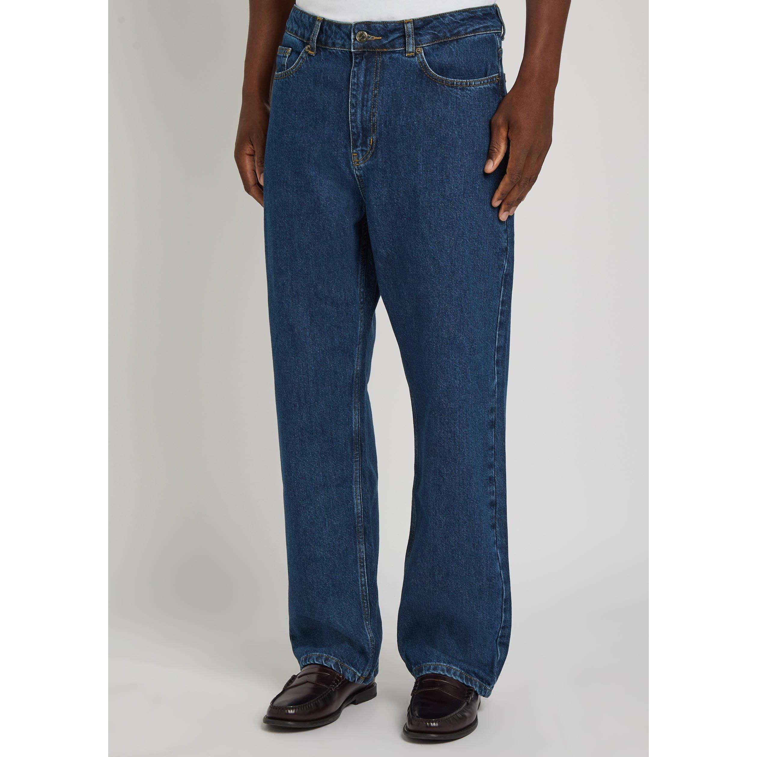 MID BLU - Percival - Men's Mid-Rise Relaxed-Fit Straight Leg Jeans - 2