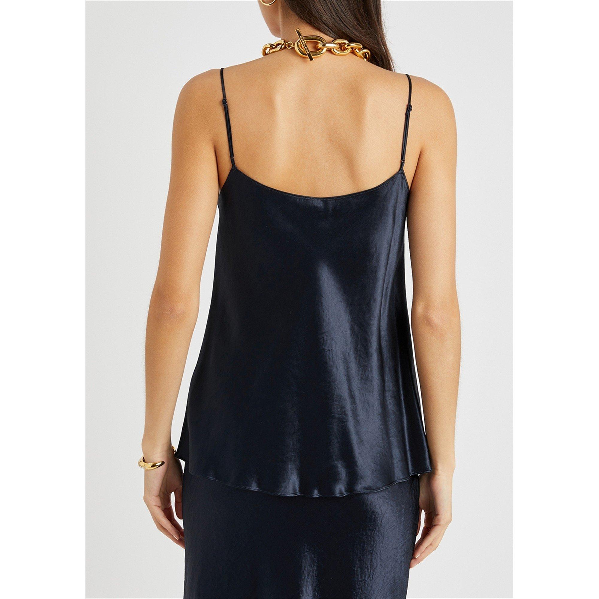 NAVY - Vince - Women's Silky Slim-Fit Cami Top - 3