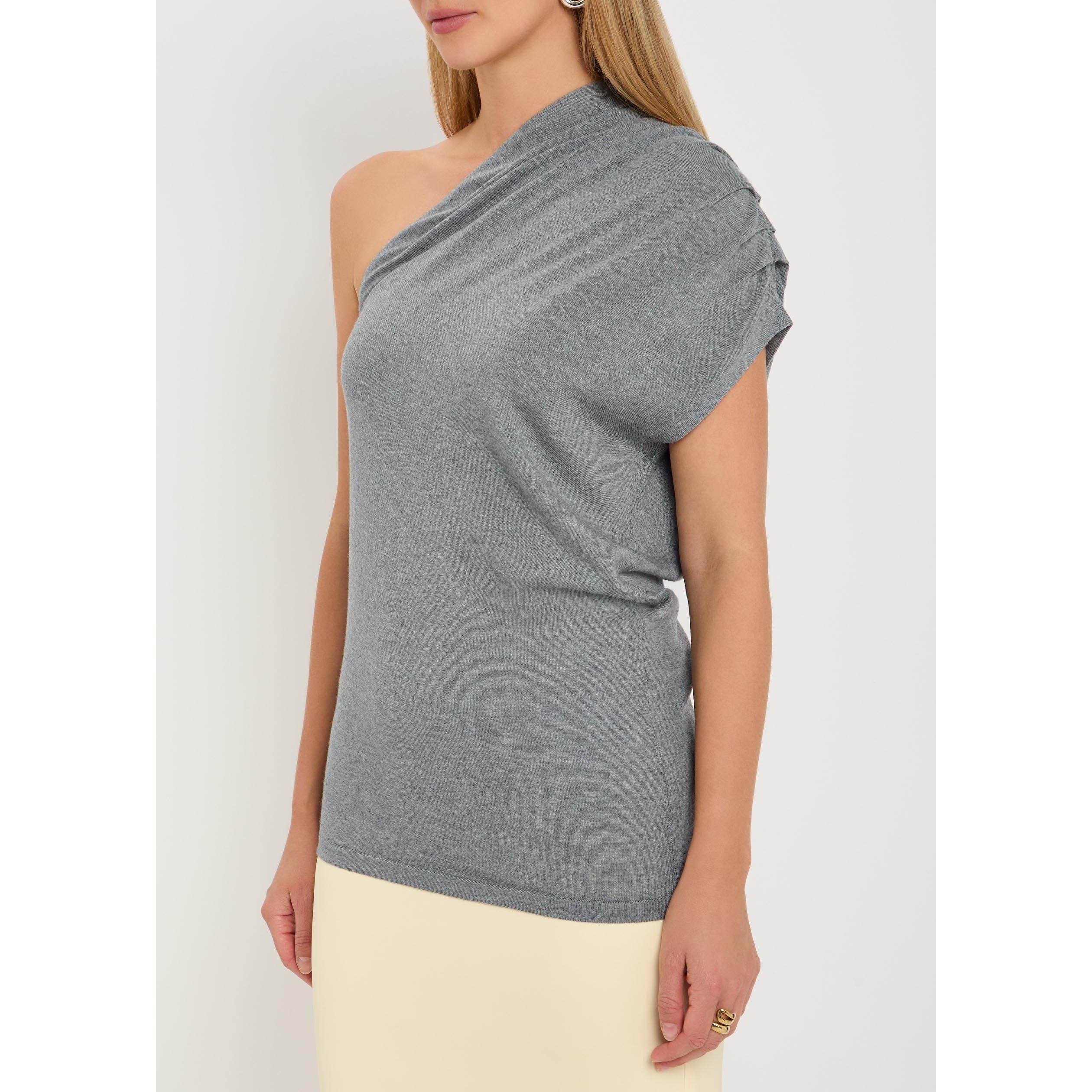 GREY - Armarium - MARCELLA TOP IN MERINO WOOL - 2