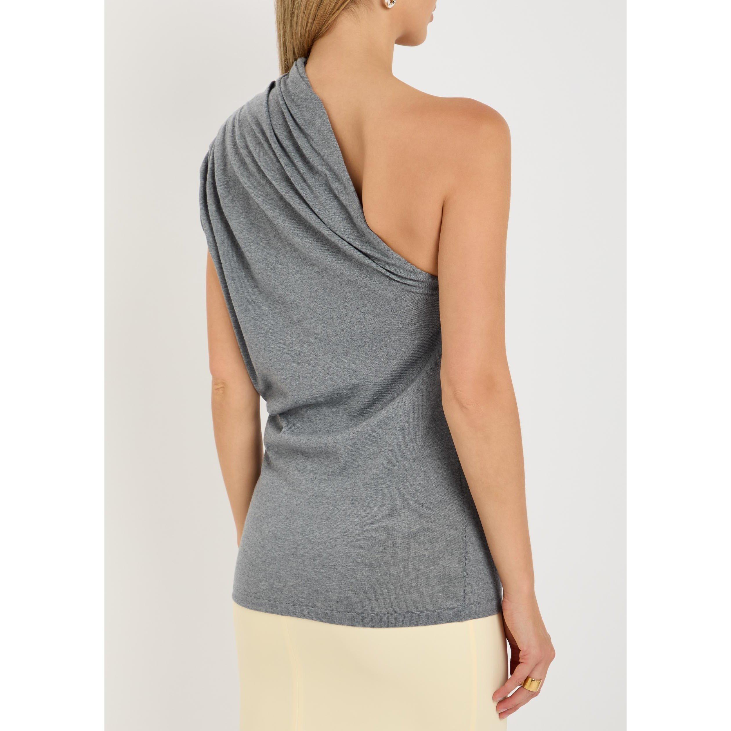 GREY - Armarium - MARCELLA TOP IN MERINO WOOL - 3