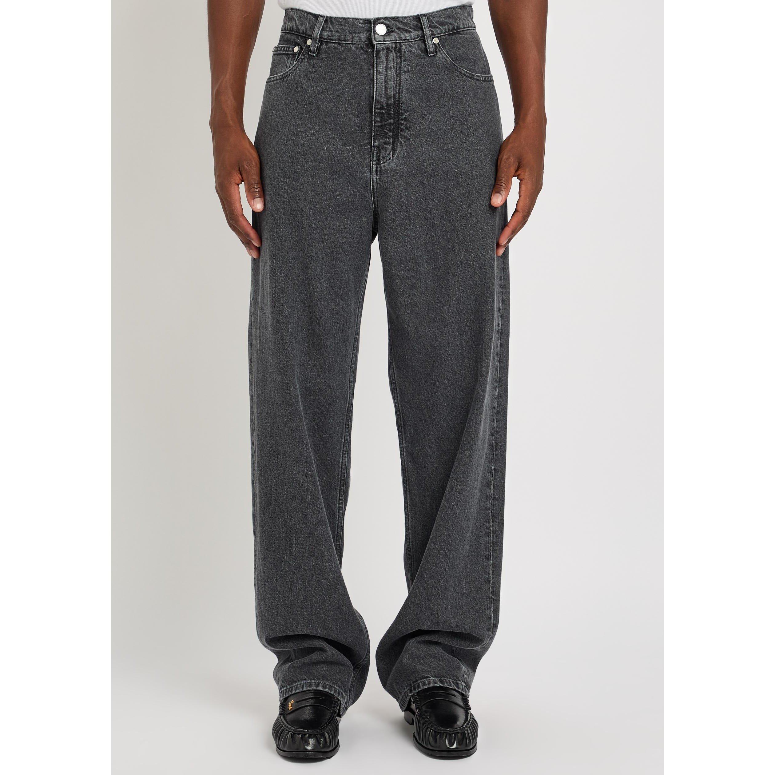 BLACK - Jil Sander - JIL DENIM TROUSER 4 TREATED CV - 2