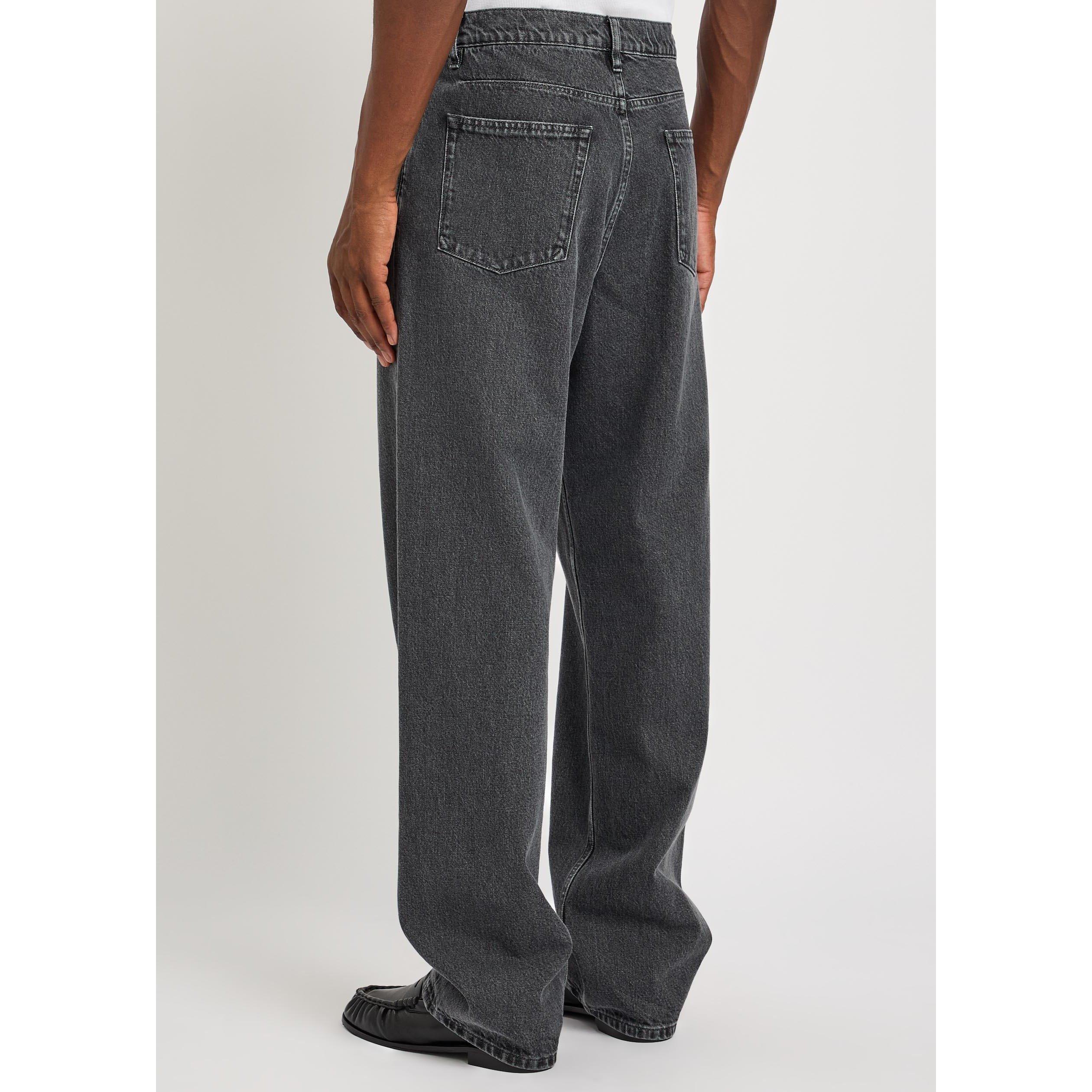 BLACK - Jil Sander - JIL DENIM TROUSER 4 TREATED CV - 3