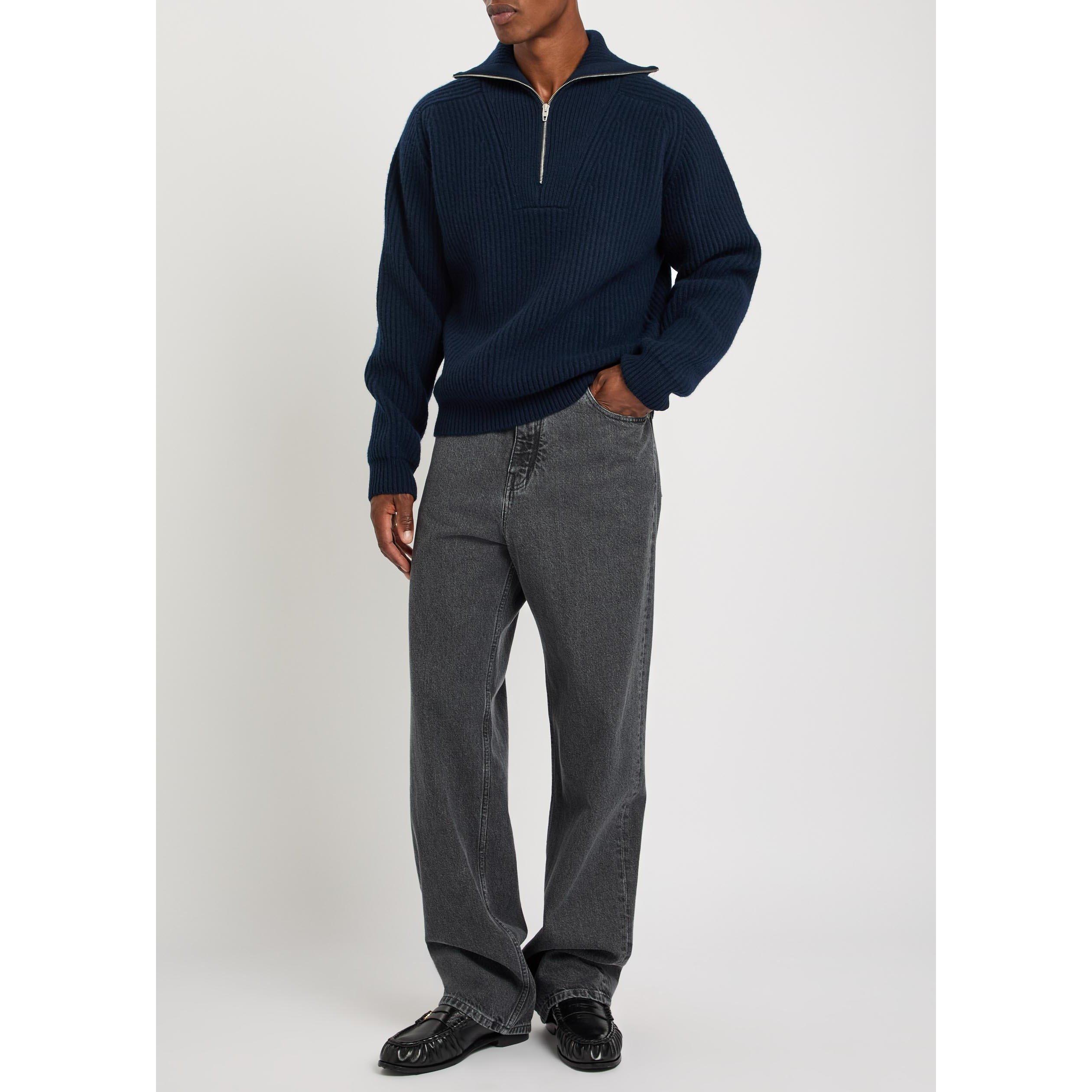 BLACK - Jil Sander - JIL DENIM TROUSER 4 TREATED CV - 5