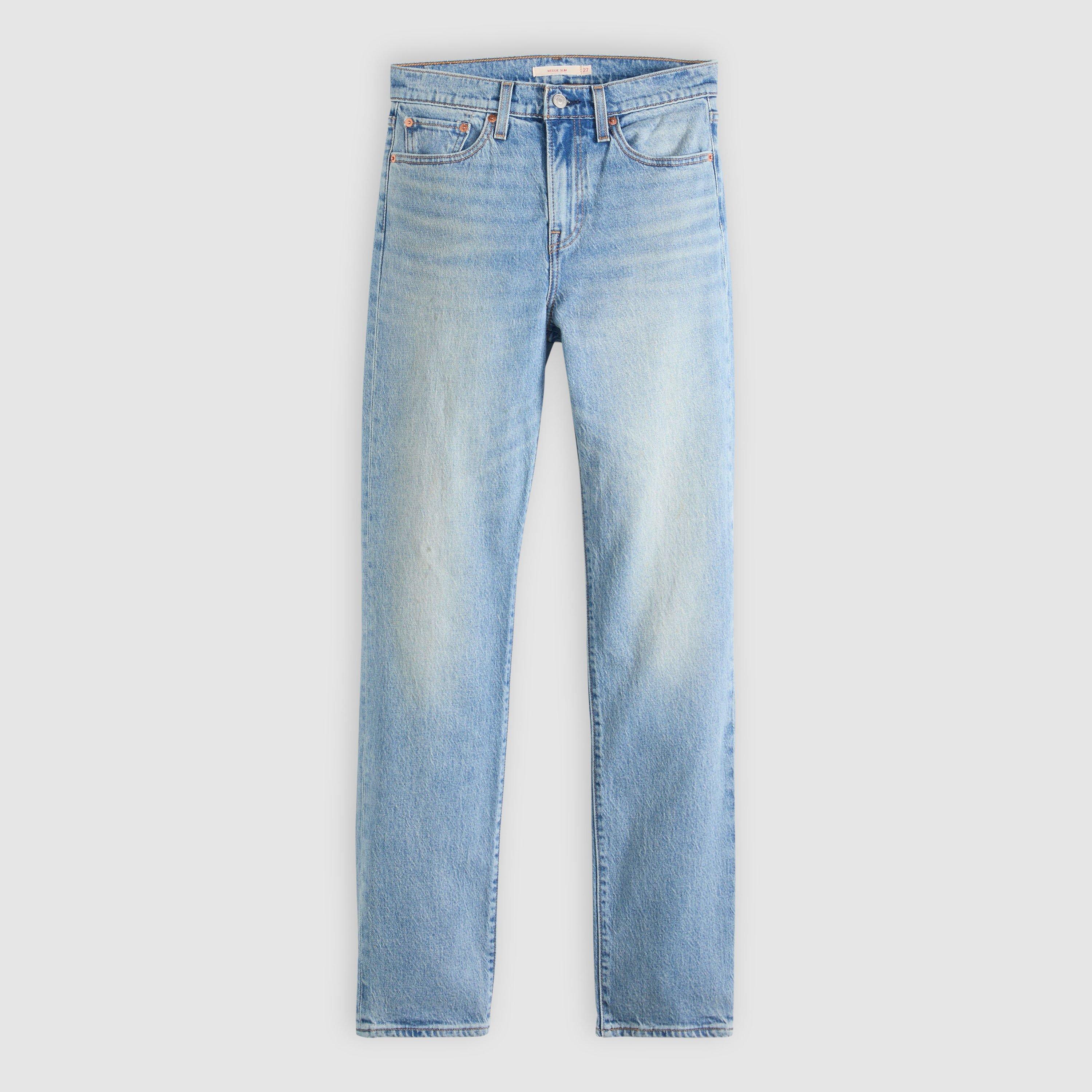 Levi's Wedgie Slim, Blue, Size 30, Inside Leg 32, Women - Image 4