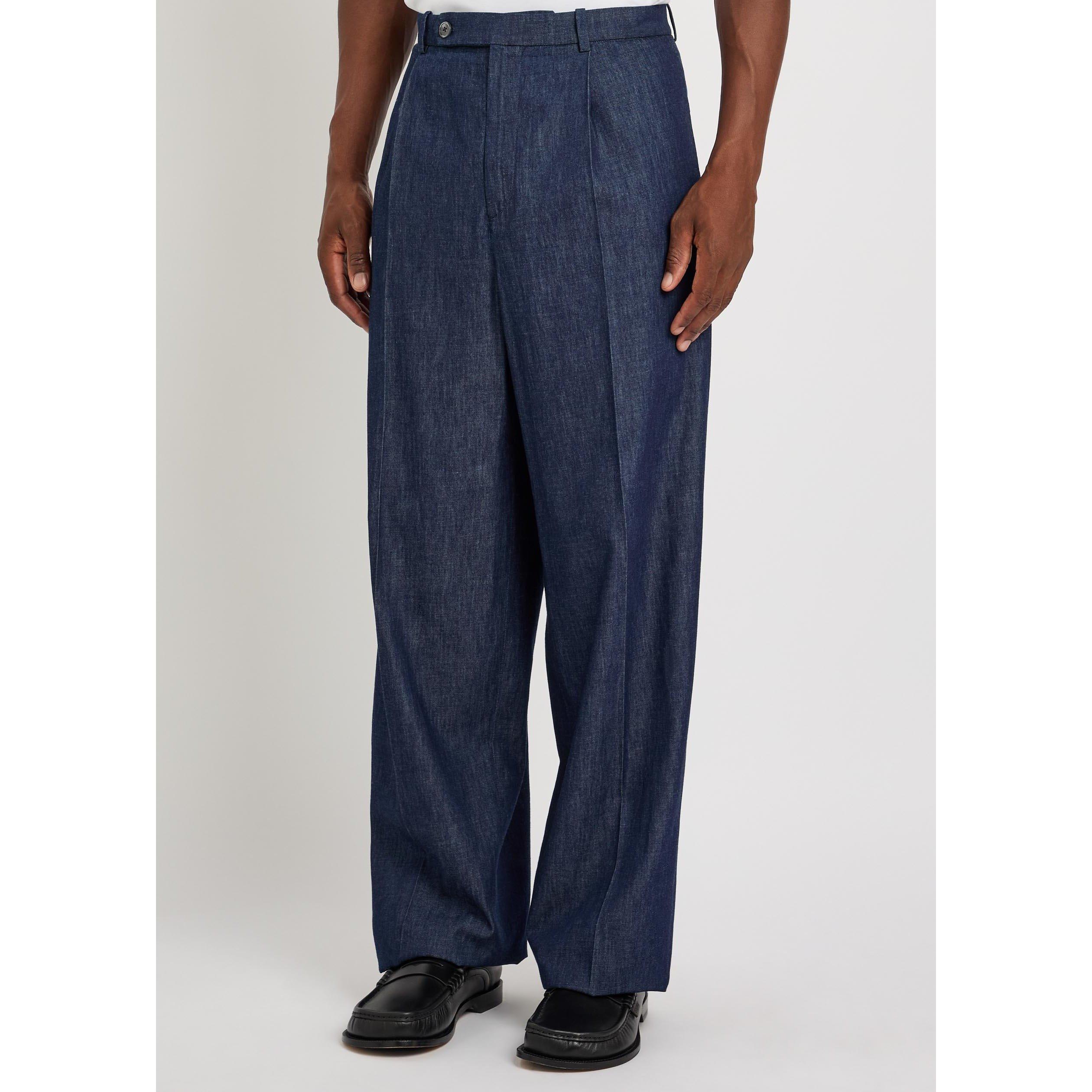 NAVY - Jil Sander - Men's Cotton Straight Jeans - 2