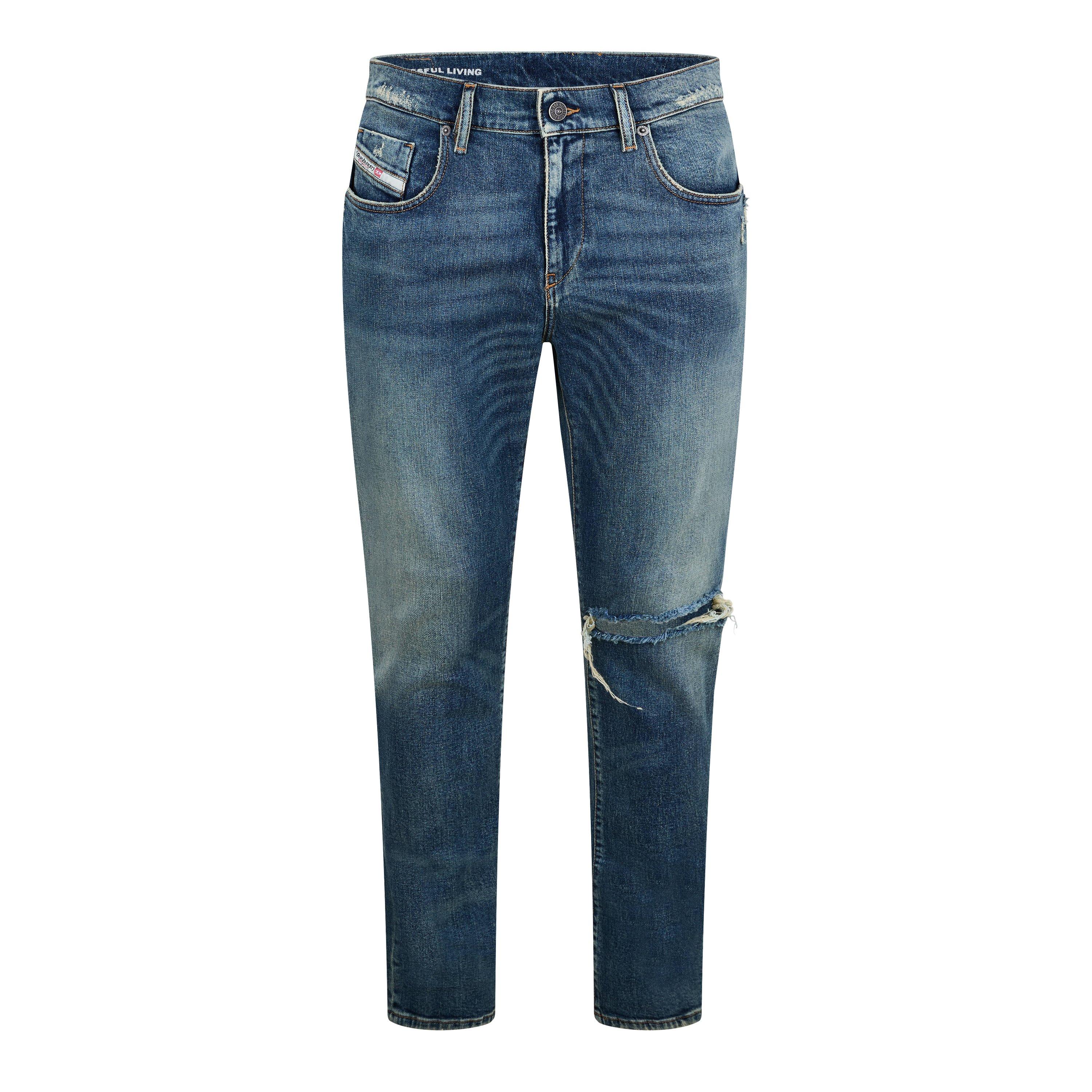 Diesel Men's D Strukt Slim Jeans - Blue Denim - 31W R