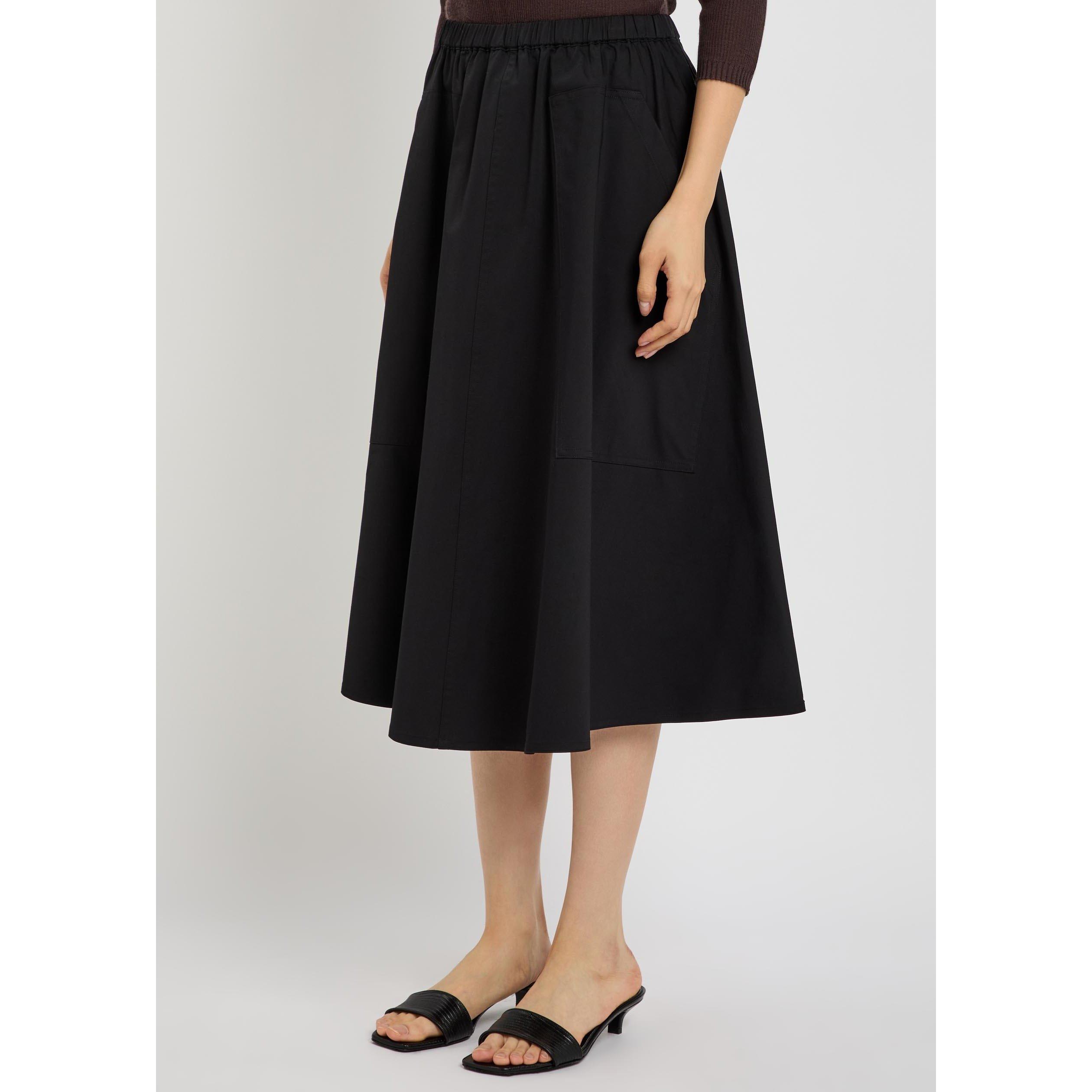 BLACK - Vince - SS POCKET FULL SKIRT - 2