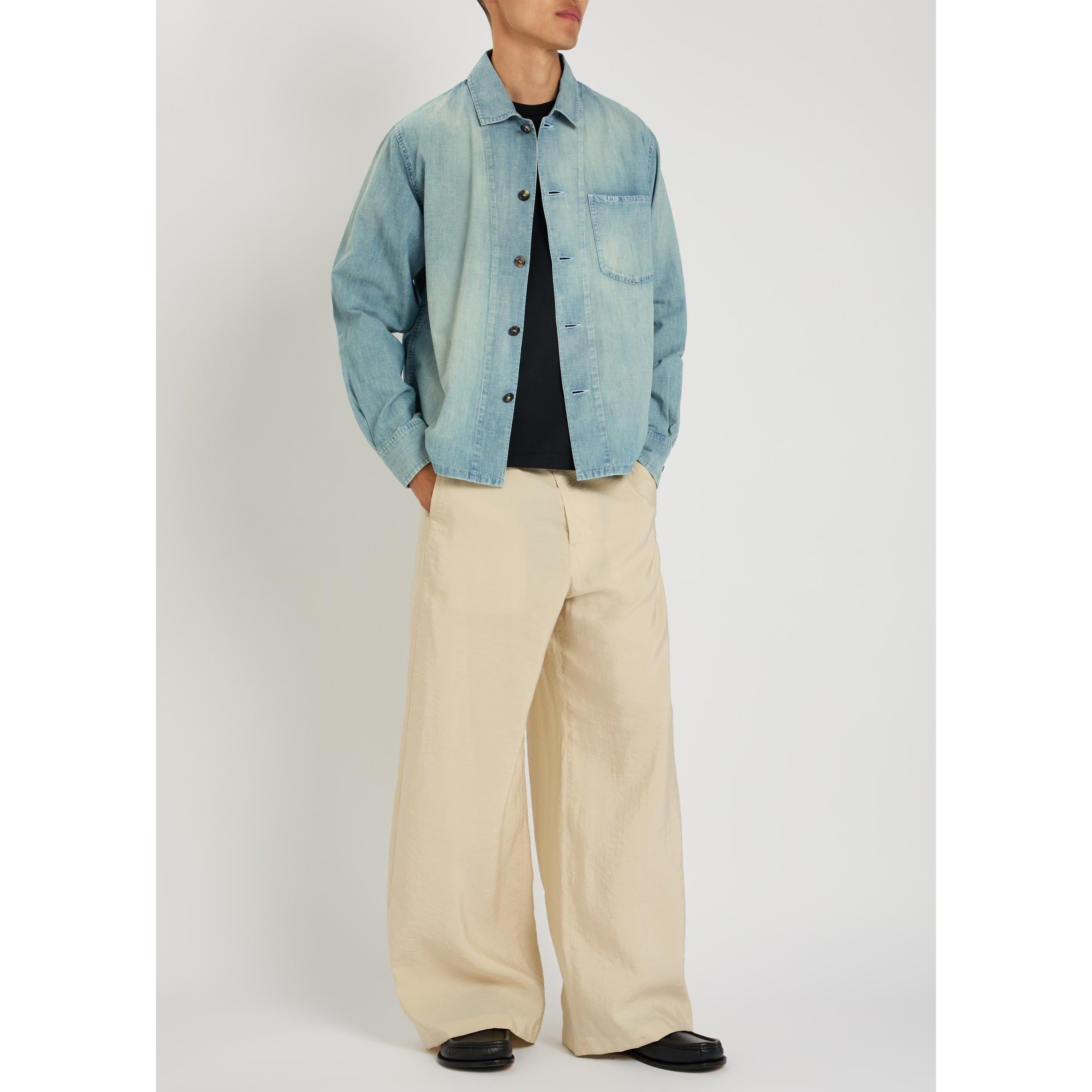 LIGHT BLUE - JW Anderson - JWA SLANT POCKET SHIRT - 5