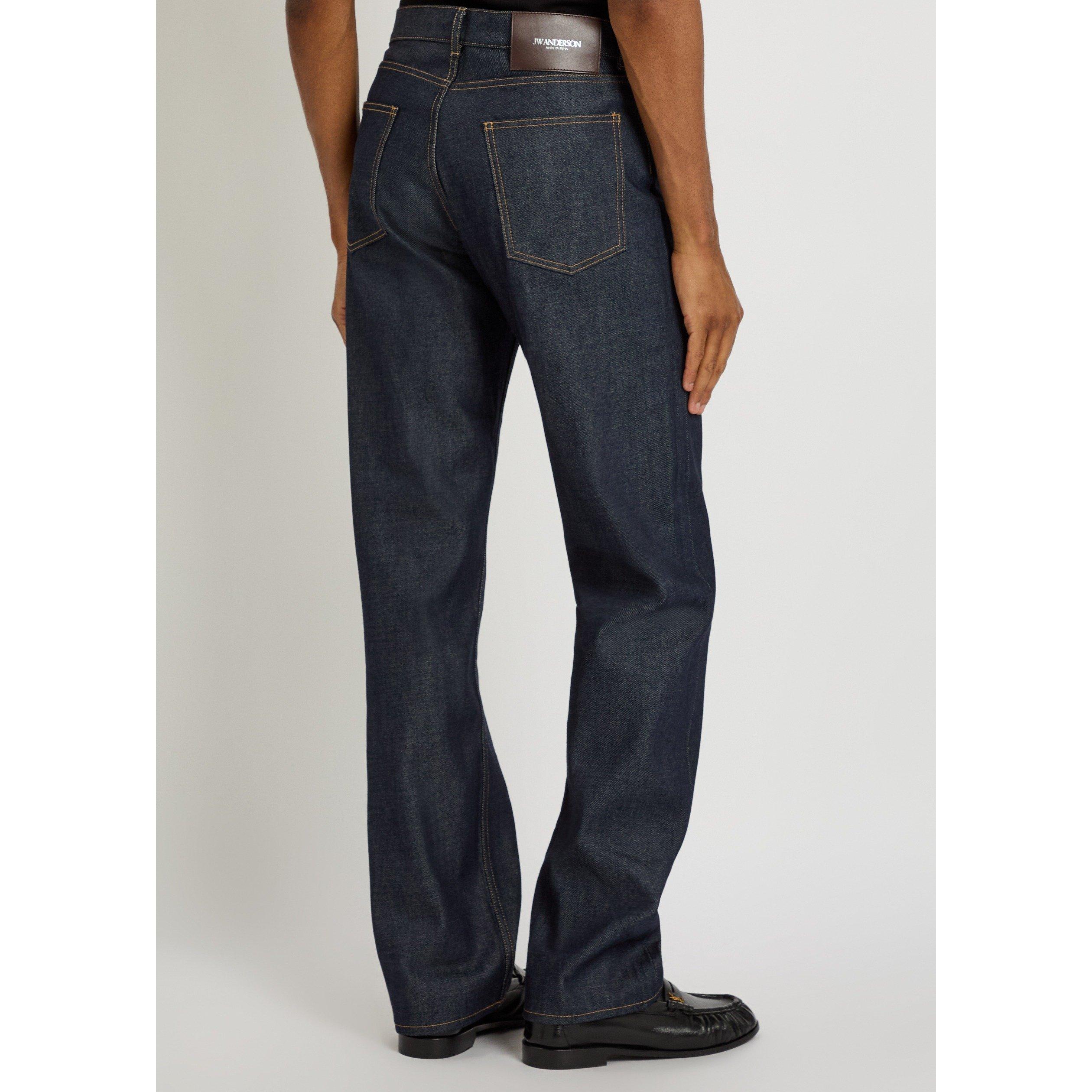 INDIGO - JW Anderson - JWA STRAIGHT LEG JEAN - 3