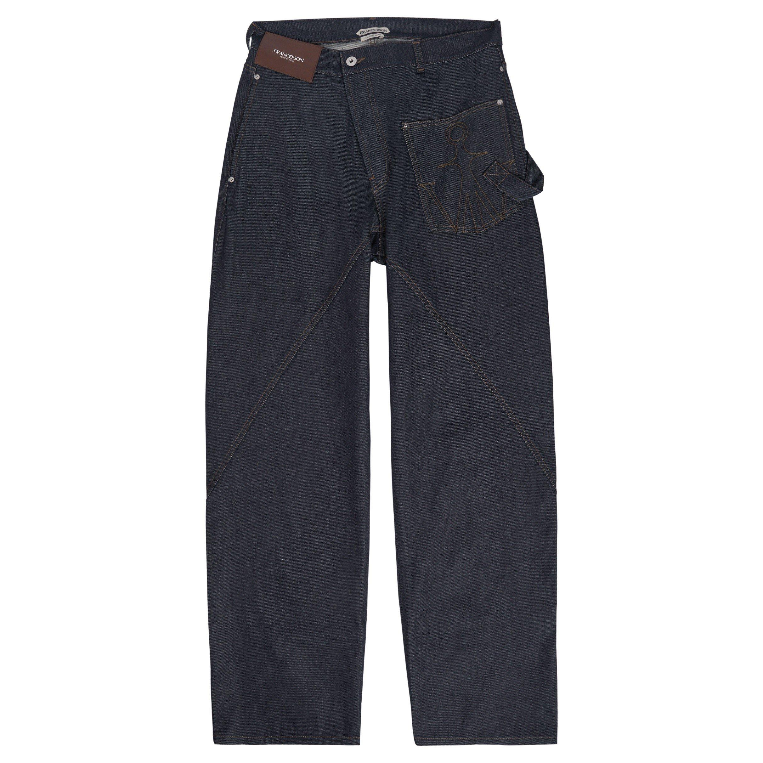 INDIGO - JW Anderson - JWA TWISTED WORKWEAR JEANS