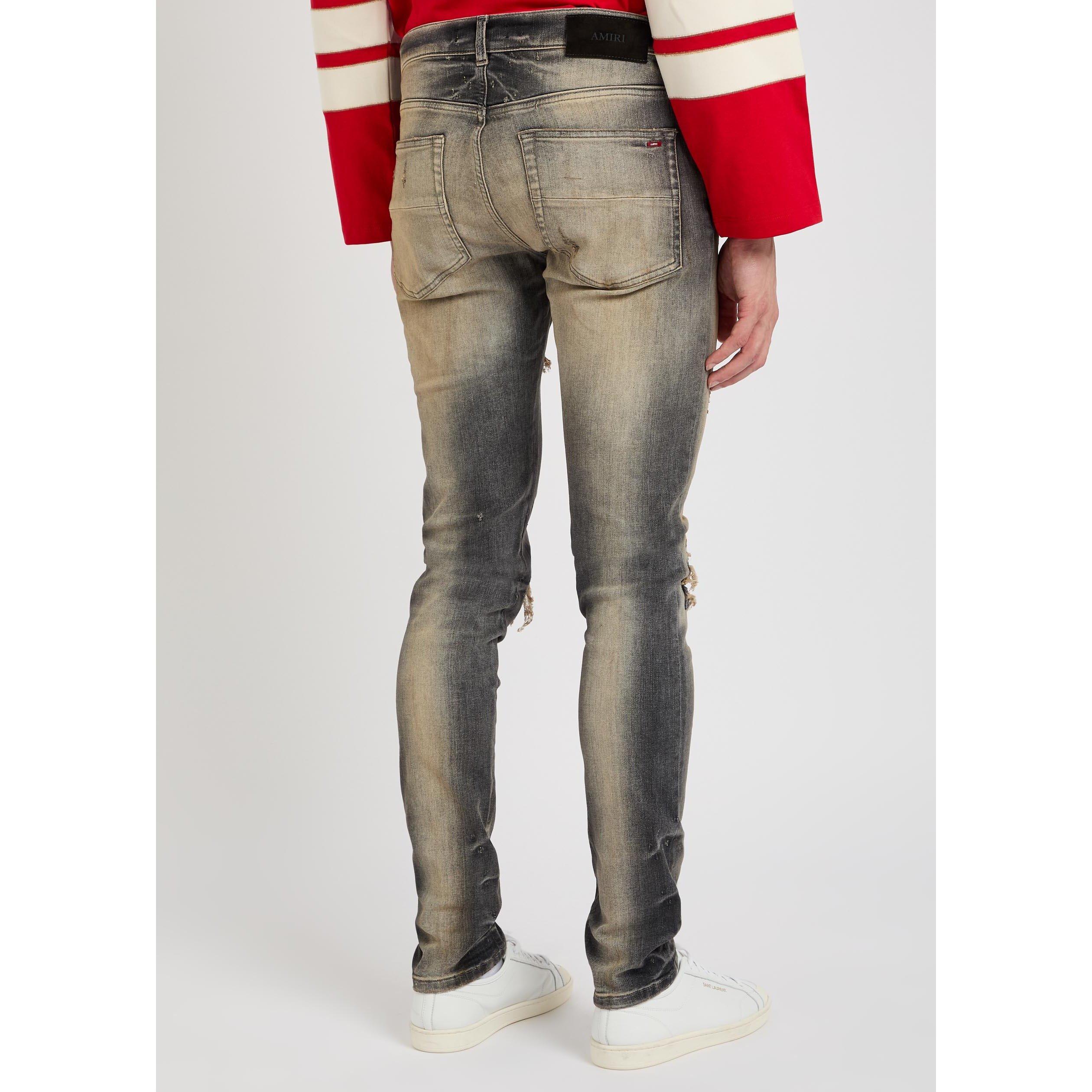 BLACK OTHER - Amiri - Men's Flannel MX1 Slim-Fit Jeans - 3