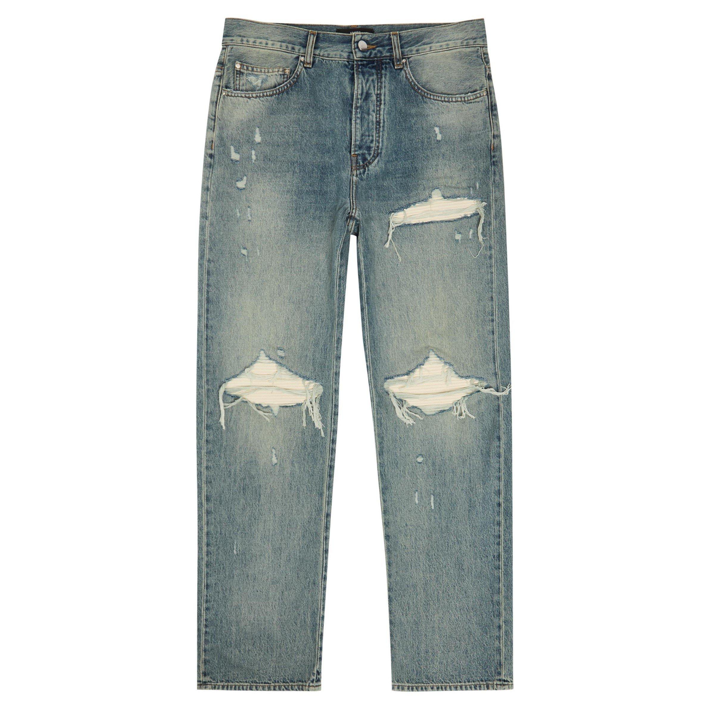 BLUE DENIM OTHE - Amiri - AMIRI SUEDE STRAIGHT MX1