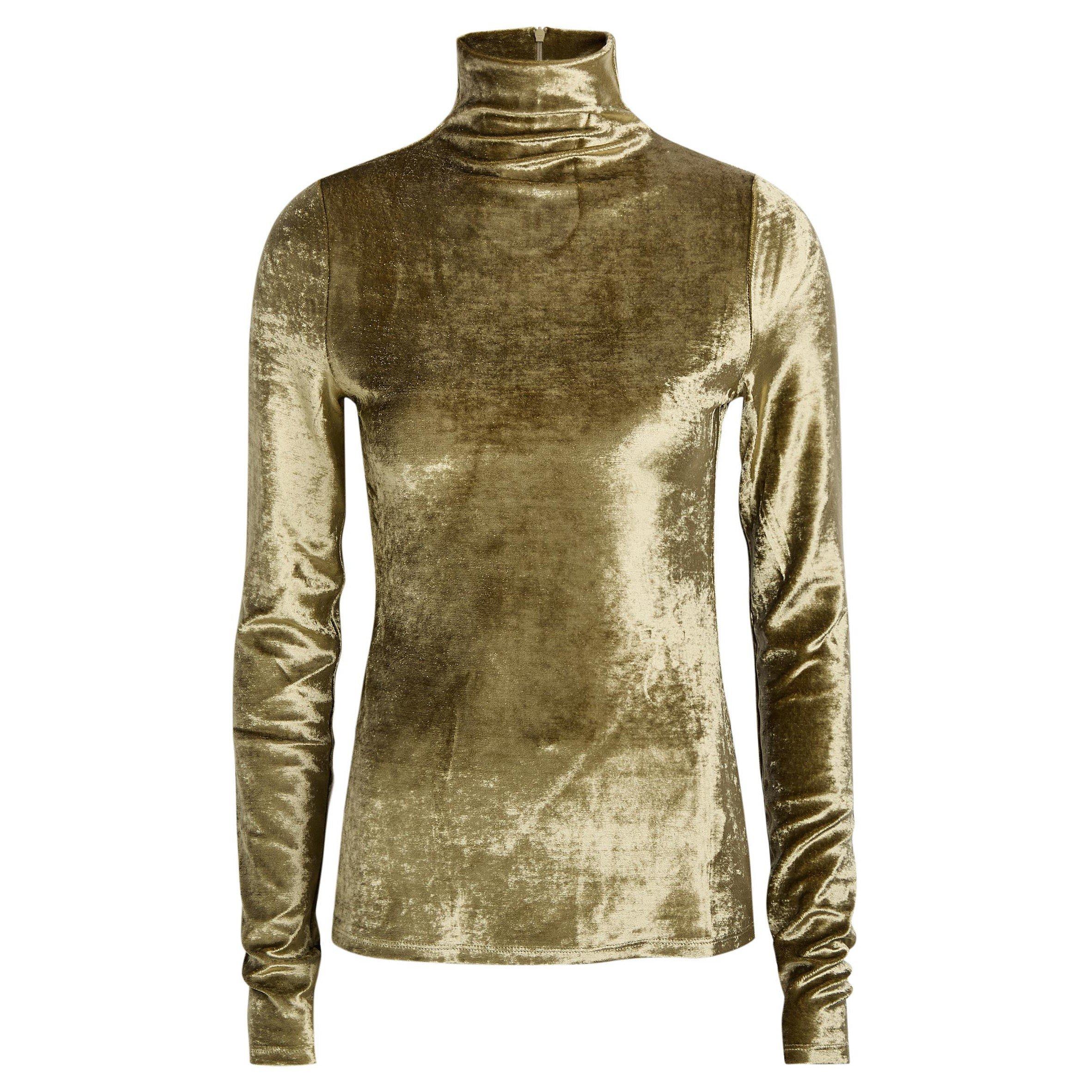 BROWN OTHER - Lemaire - FITTED HIGH NECK TOP