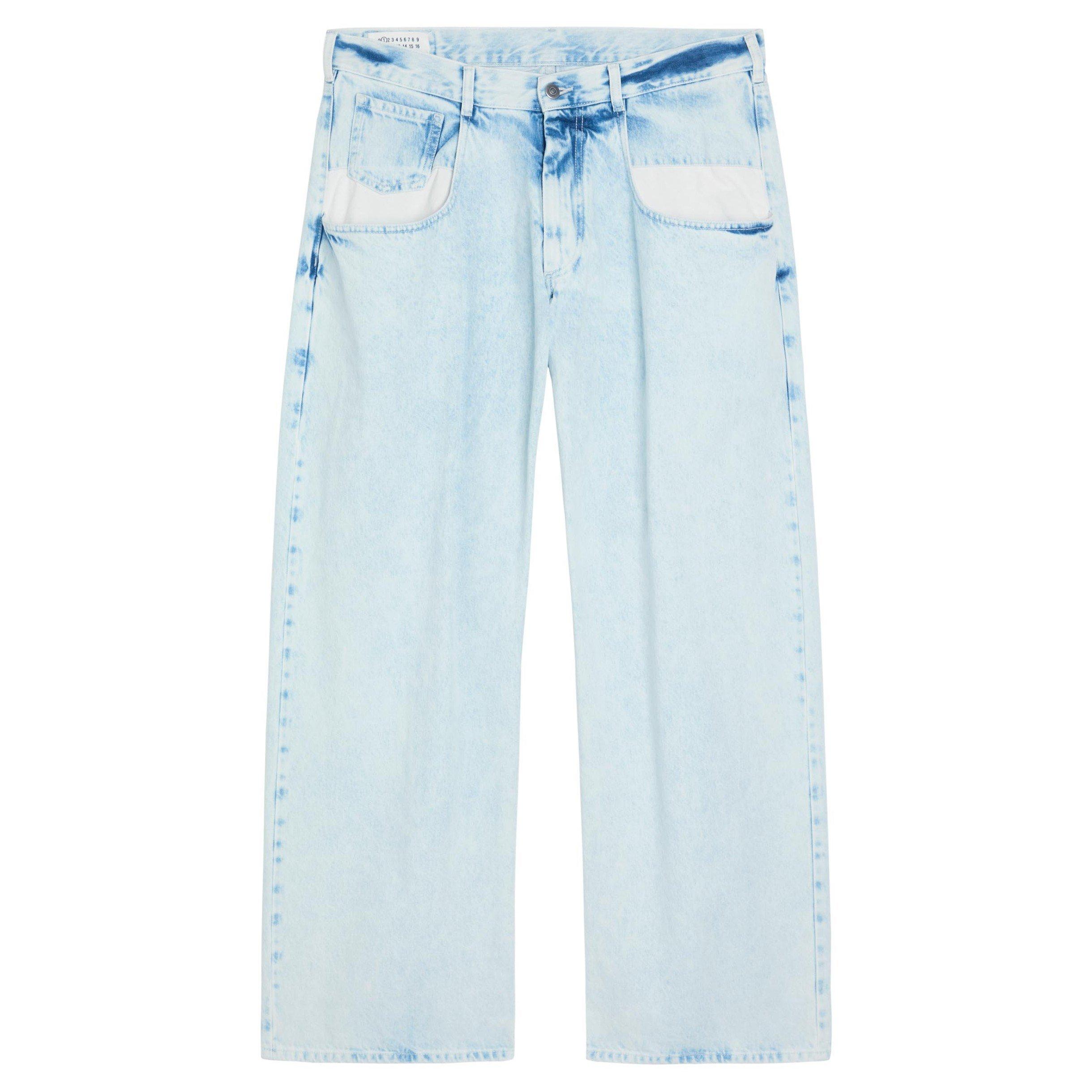 BLUE LIGHT - Maison Margiela - MAR BOYFRIEND DENIM TROUSERS - 1