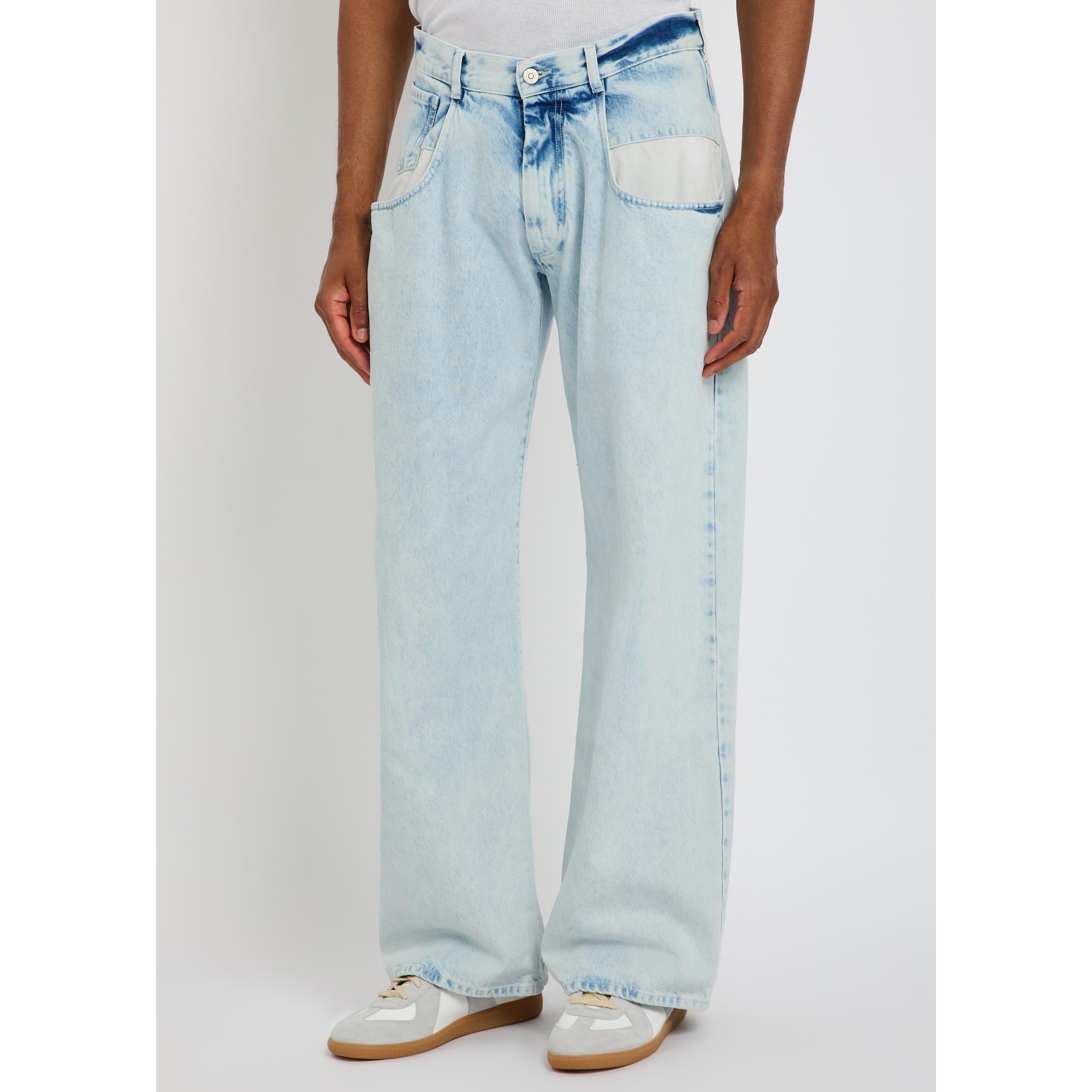 BLUE LIGHT - Maison Margiela - MAR BOYFRIEND DENIM TROUSERS - 2