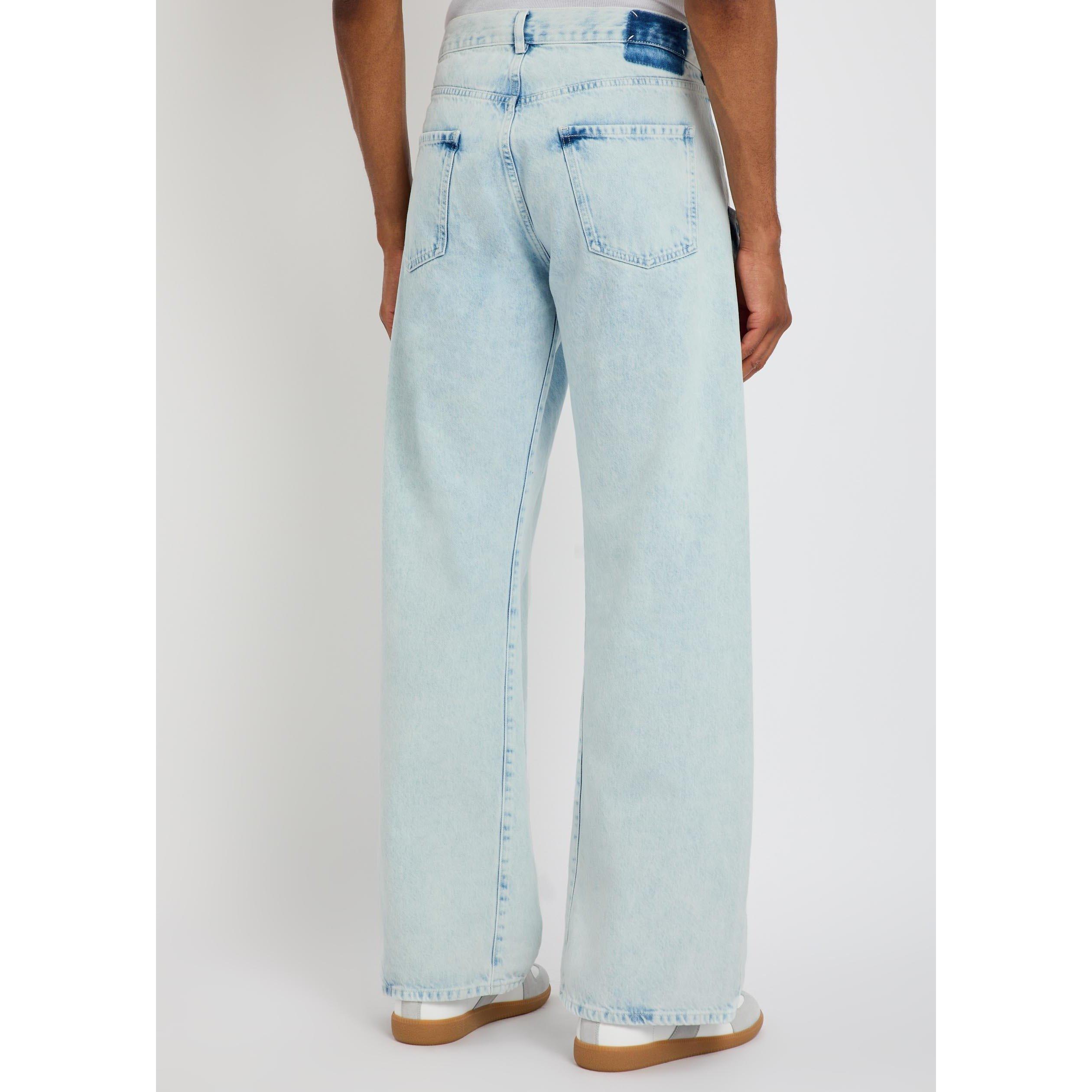 BLUE LIGHT - Maison Margiela - MAR BOYFRIEND DENIM TROUSERS - 3