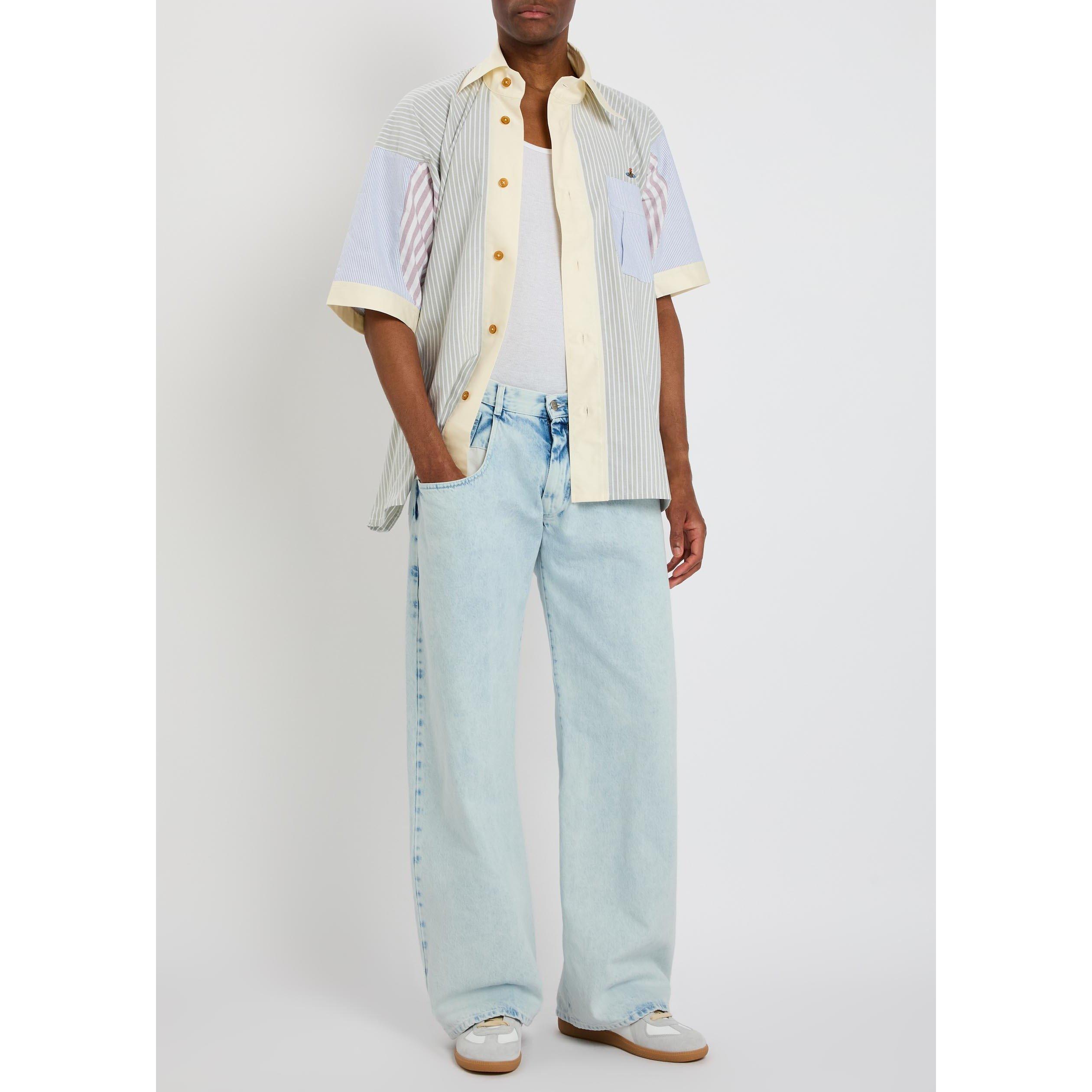 BLUE LIGHT - Maison Margiela - MAR BOYFRIEND DENIM TROUSERS - 5