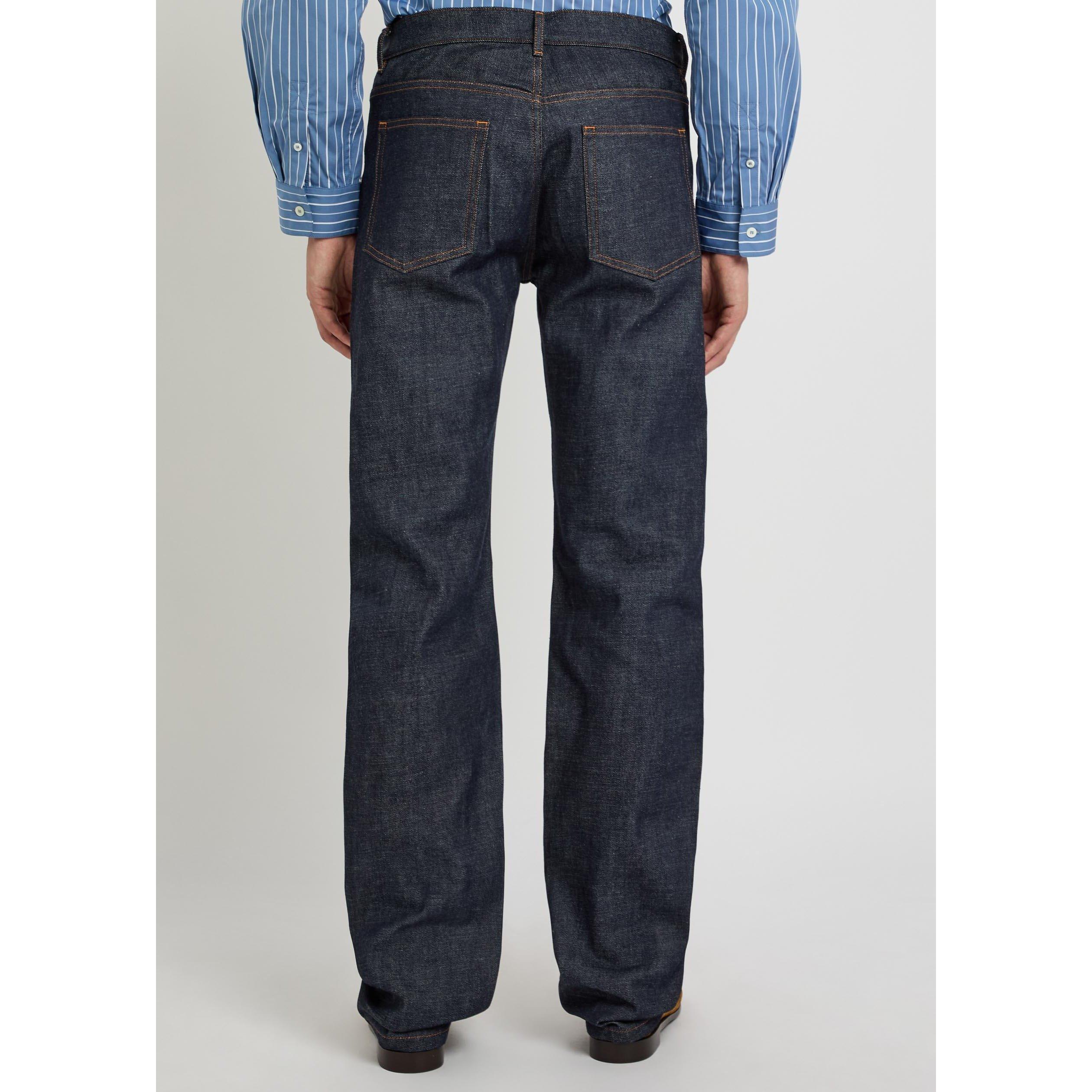 INDIGO - APC - Men's Cotton Slim-Fit Jeans - 3