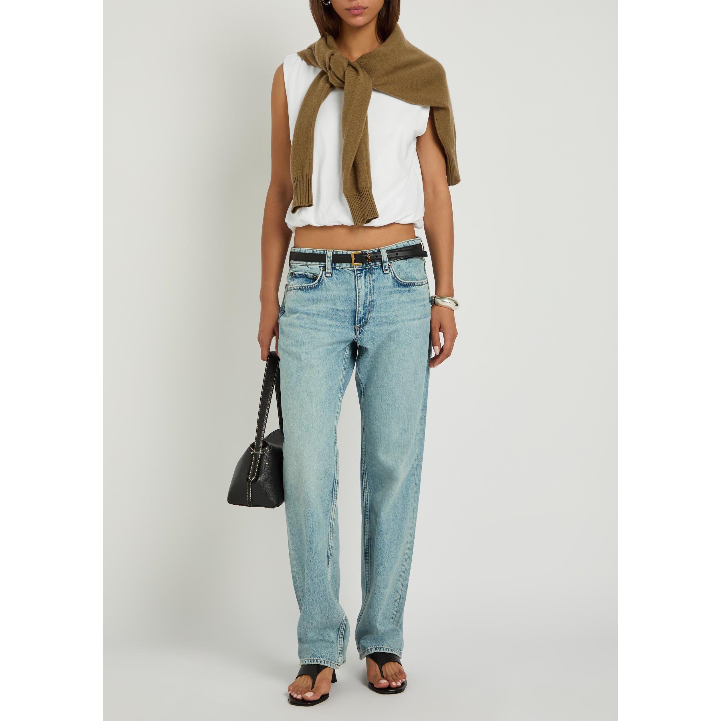 WHITE AND OTHER - Rag and Bone - Women's Mica Bubble Cotton Tank Top - 5
