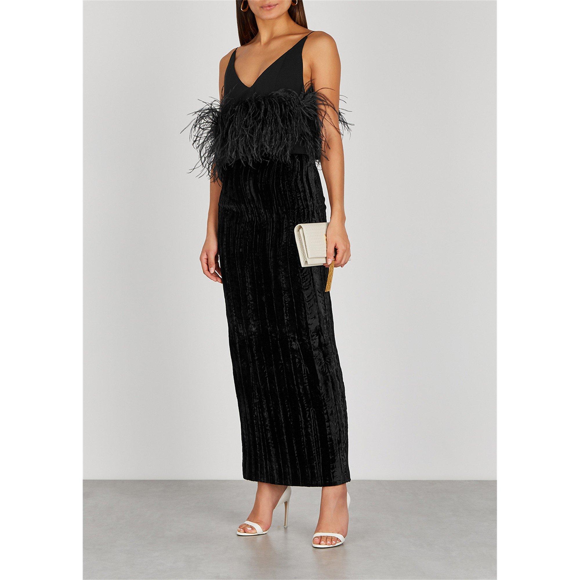 BLACK - 16Arlington - T POPPY FEATHER CAMI TOP - 5