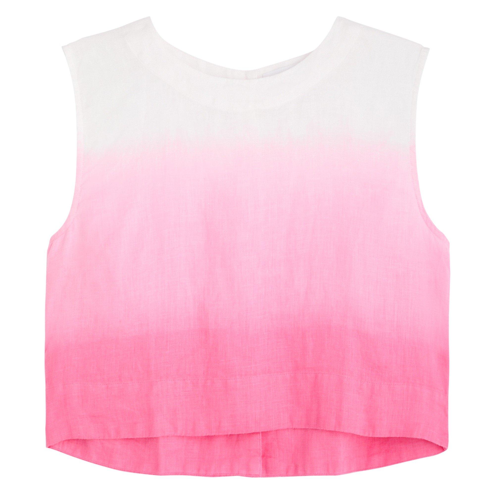 PINK AND OTHER - Bella Dahl - T BOXY BUTTON BACK TOP