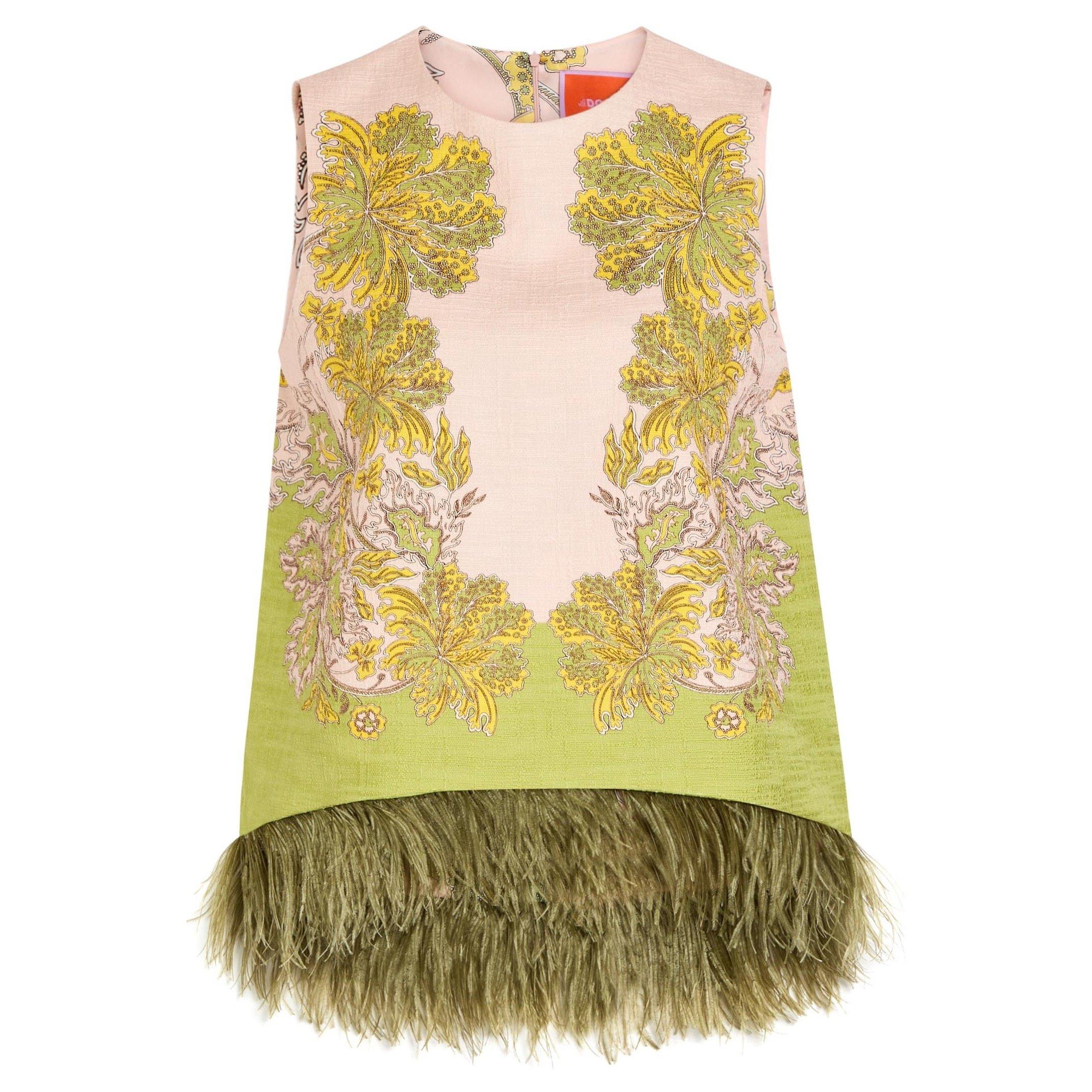 PINK AND OTHER - La DoubleJ - LA SCALA TOP (WITH FEATHERS) ( - 1