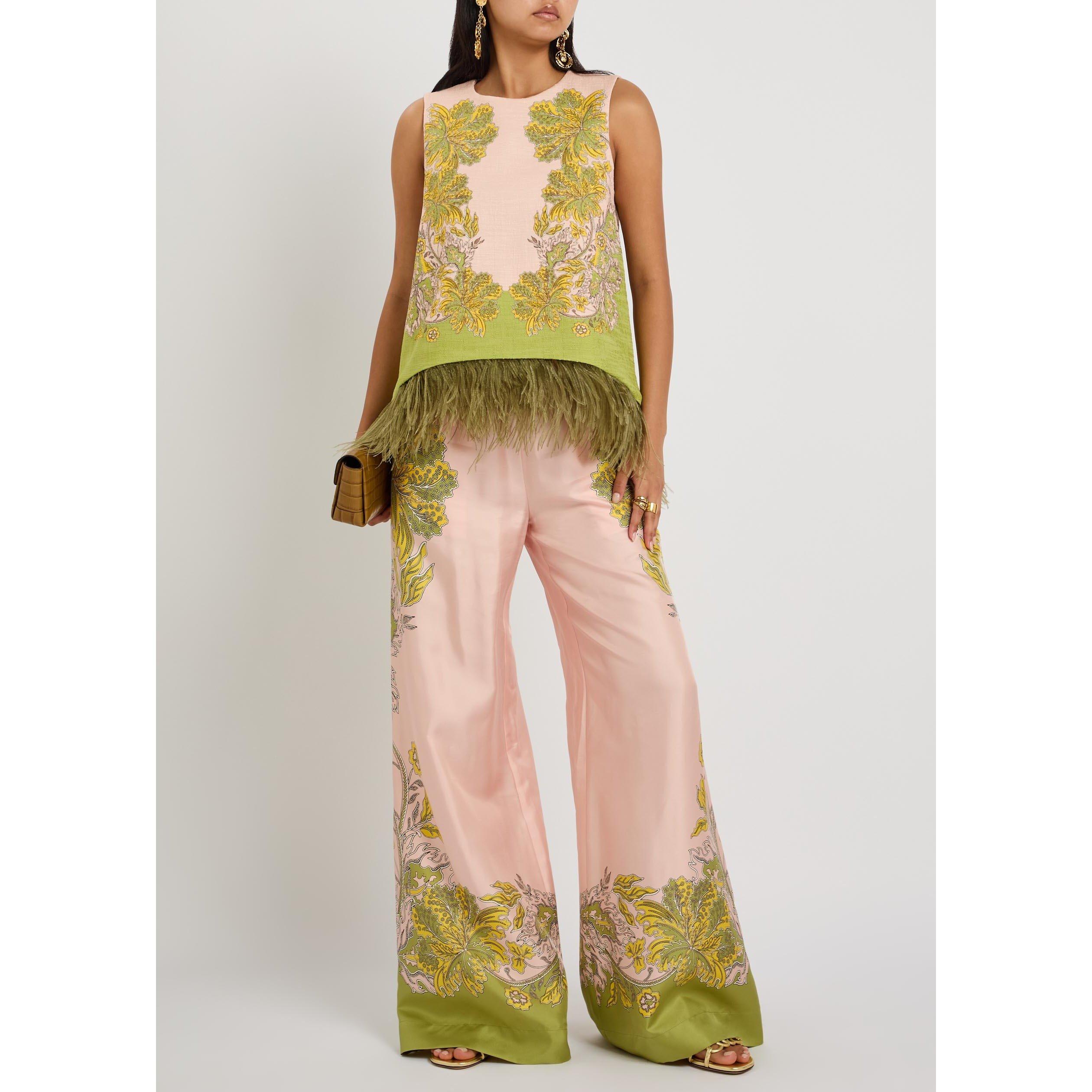 PINK AND OTHER - La DoubleJ - LA SCALA TOP (WITH FEATHERS) ( - 5
