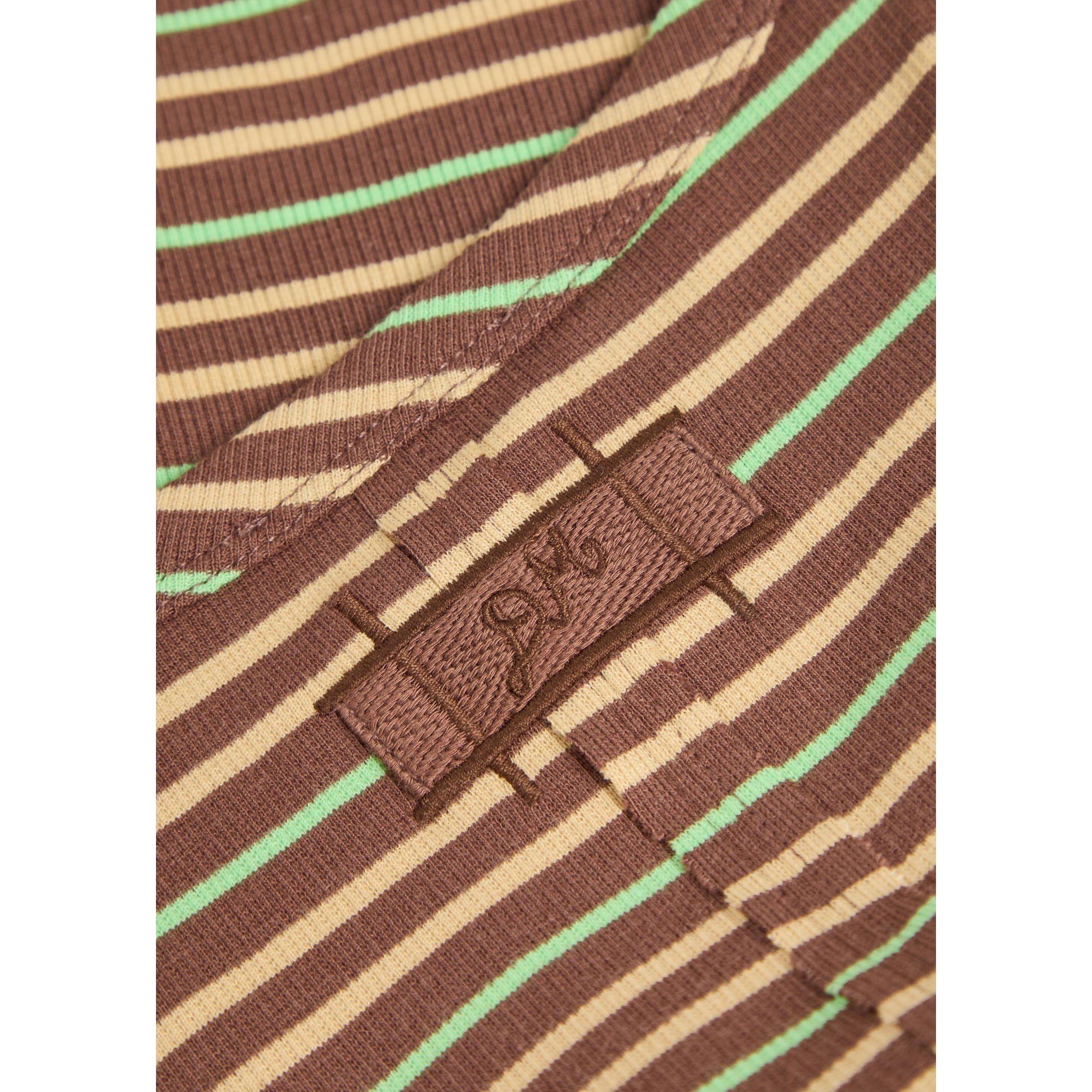 MULTICOLOURED - Damson Madder - Women's Arlea Striped Cotton V-Neck Slim-Fit Tank Top - 4