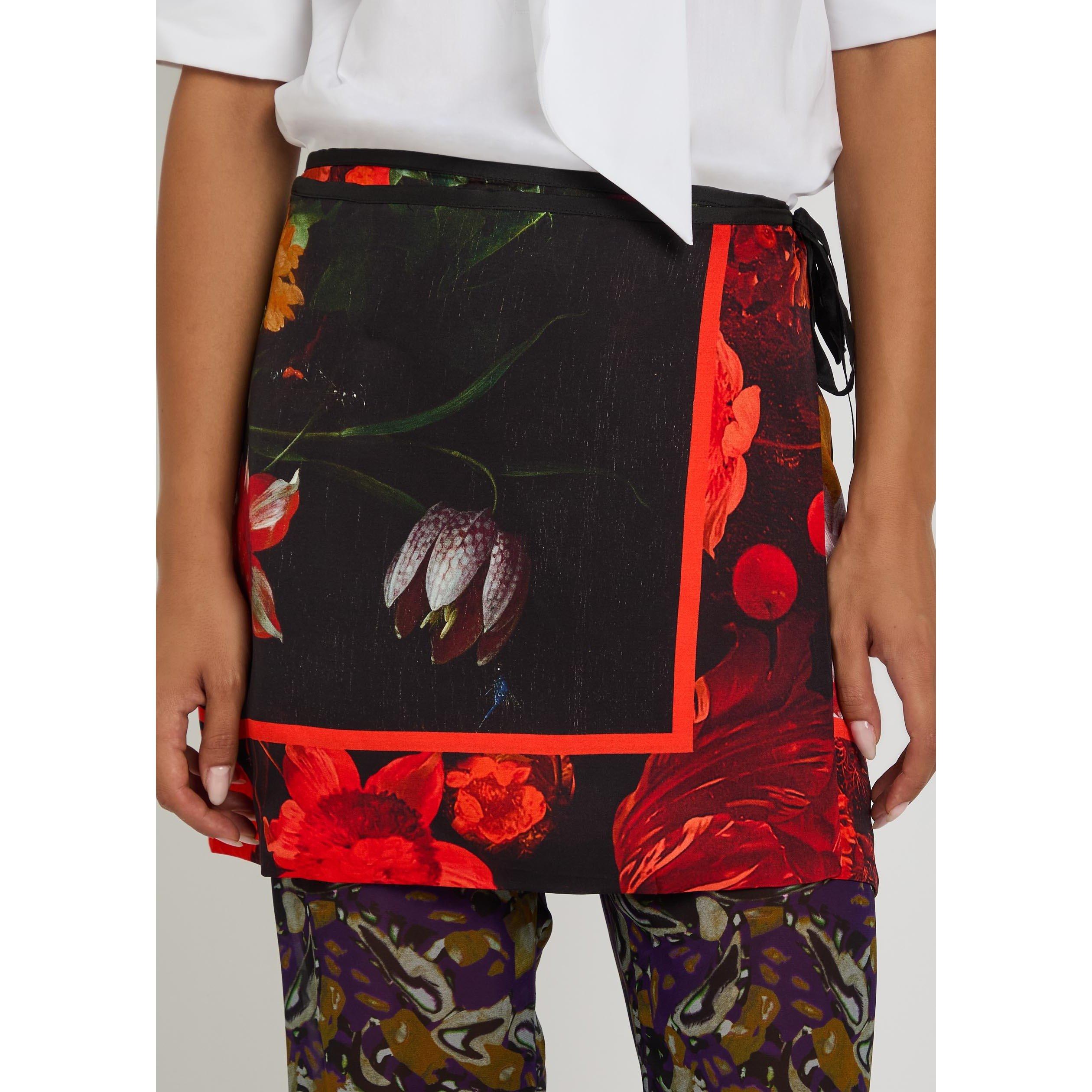 BLACK AND OTHER - Dries Van Noten - 01530-GABRINAS 4049 W.W.SKIRT - 4