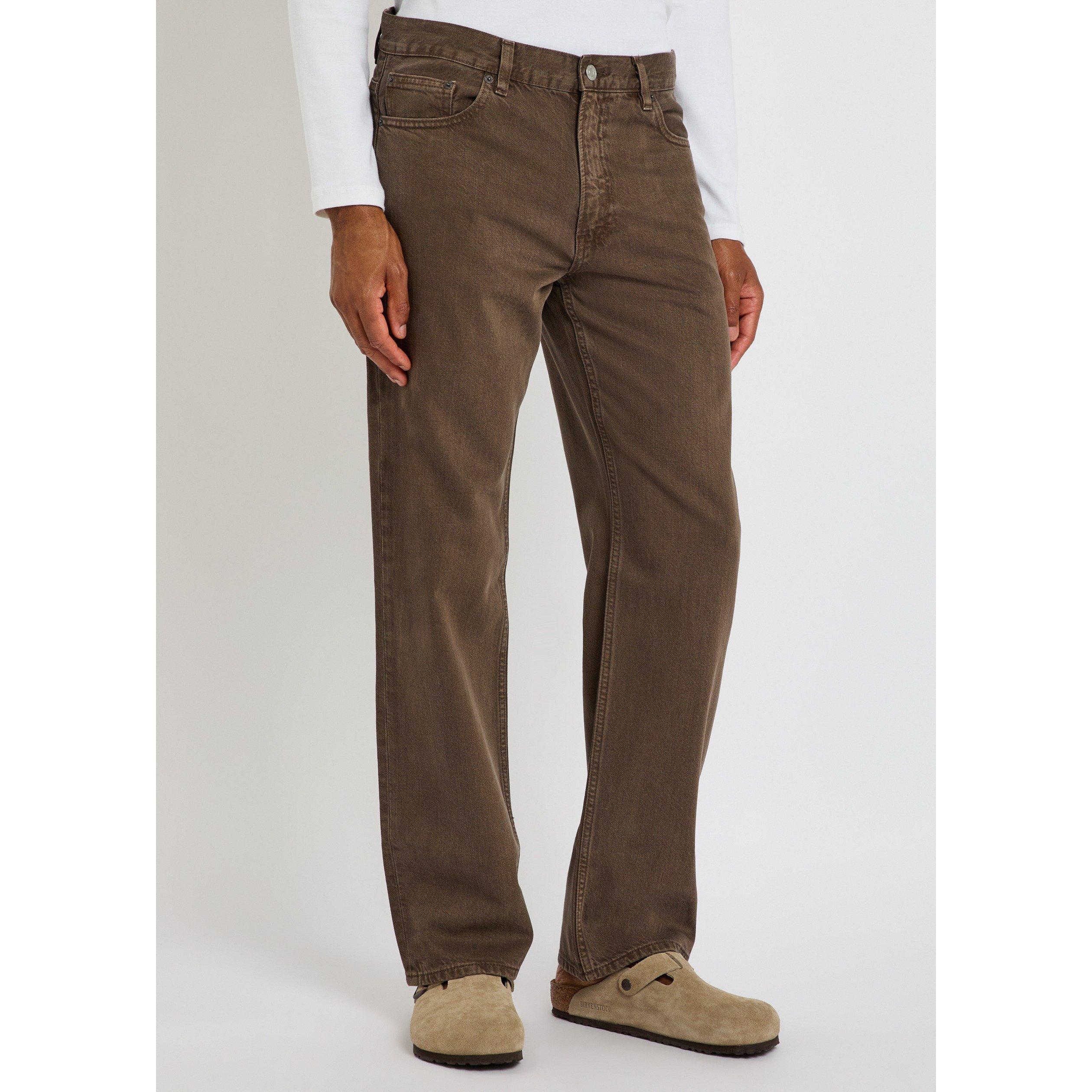 LIGHT BROWN - Frame - Men's Relaxed Straight Leg Cotton Jeans - 2