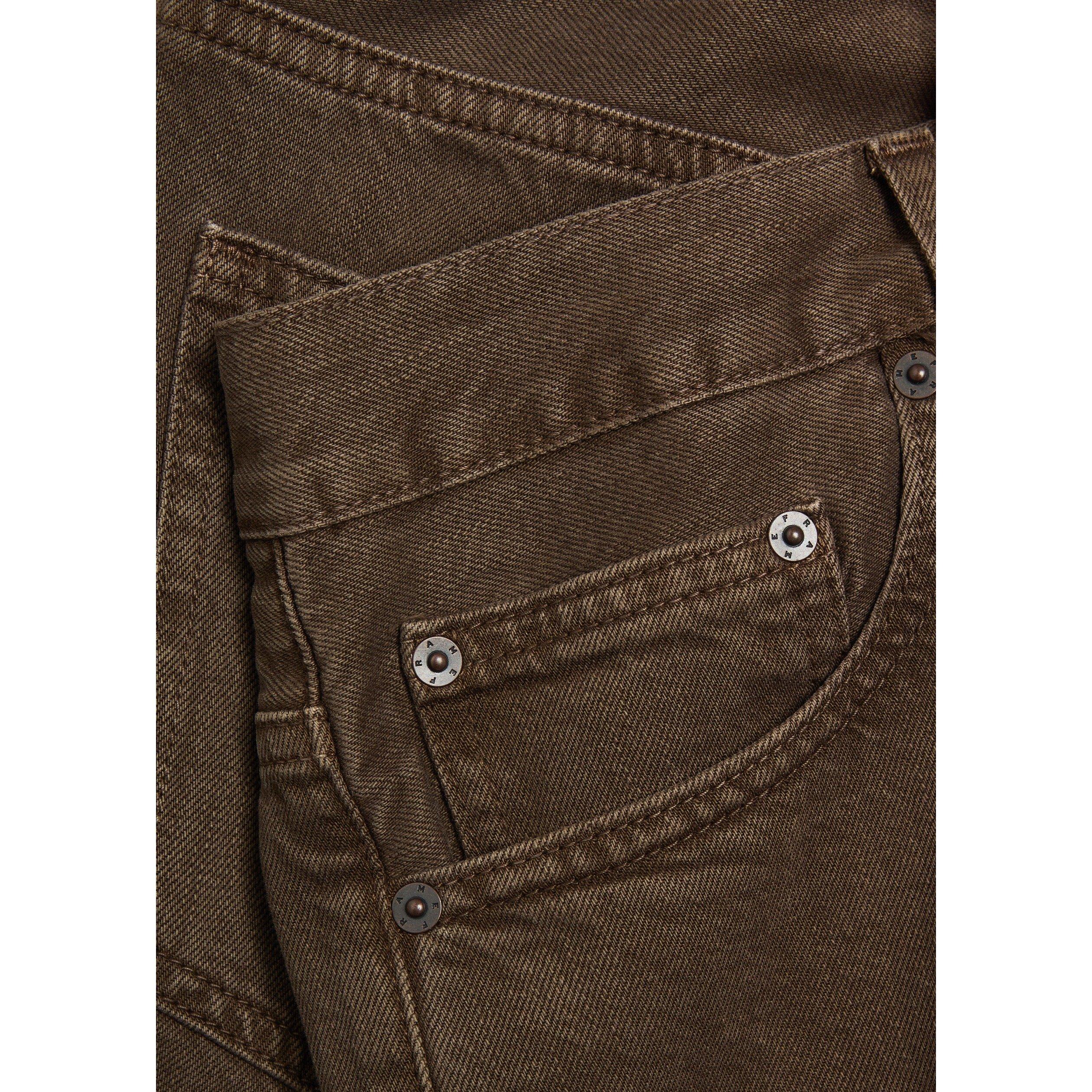 LIGHT BROWN - Frame - Men's Relaxed Straight Leg Cotton Jeans - 4
