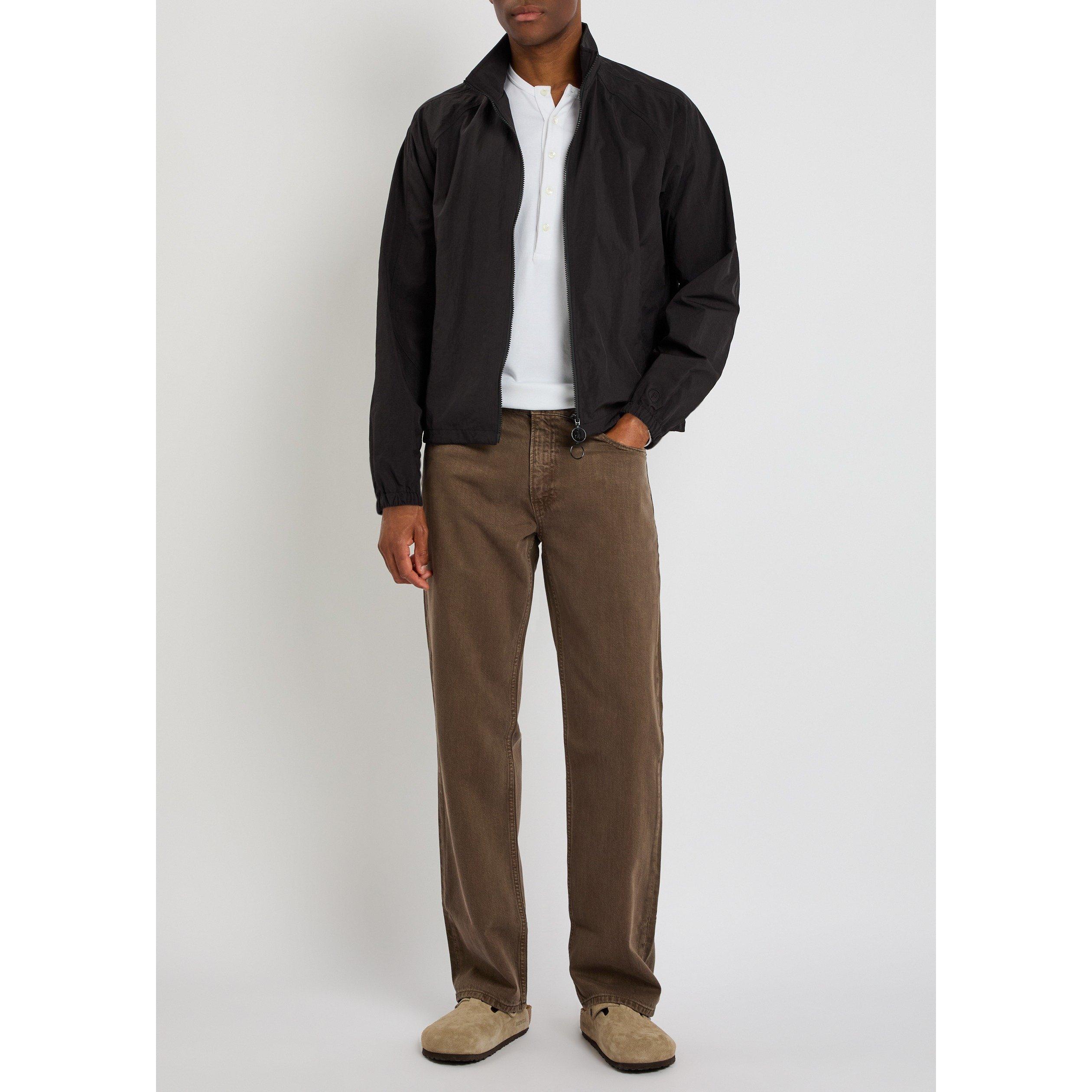 LIGHT BROWN - Frame - Men's Relaxed Straight Leg Cotton Jeans - 5