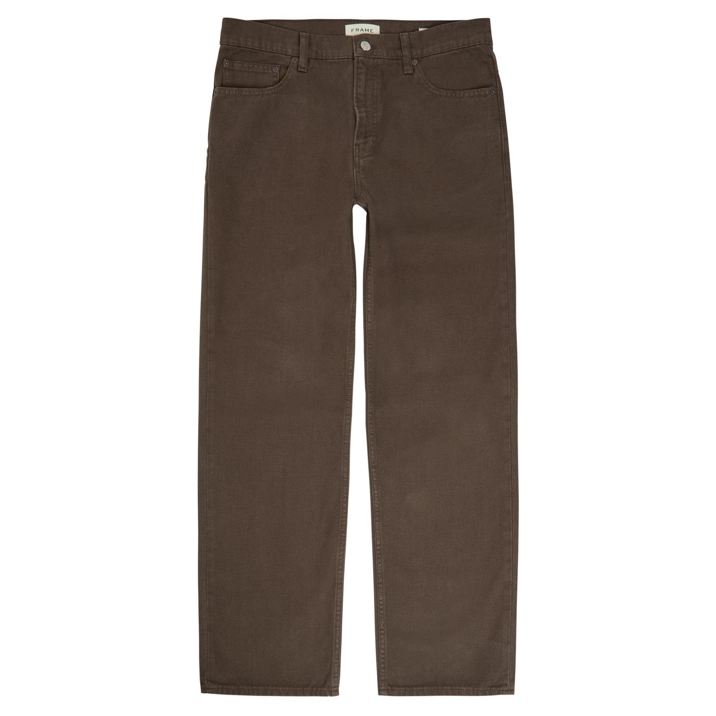 BROWN - Frame - FRAME RELAXED JEAN