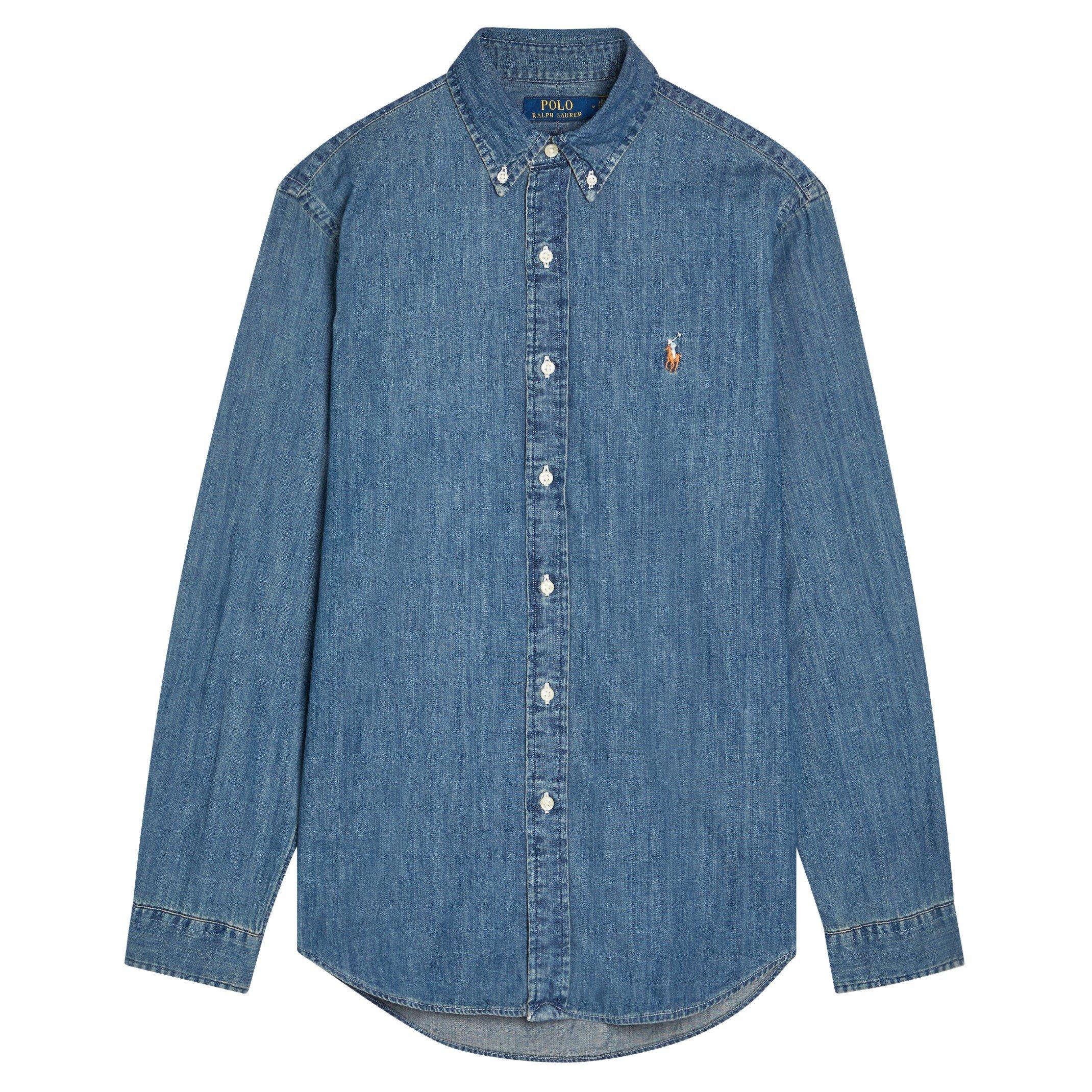 DENIM - Polo Ralph Lauren - PRL CUSTOM FIT DENIM SHIRT LS