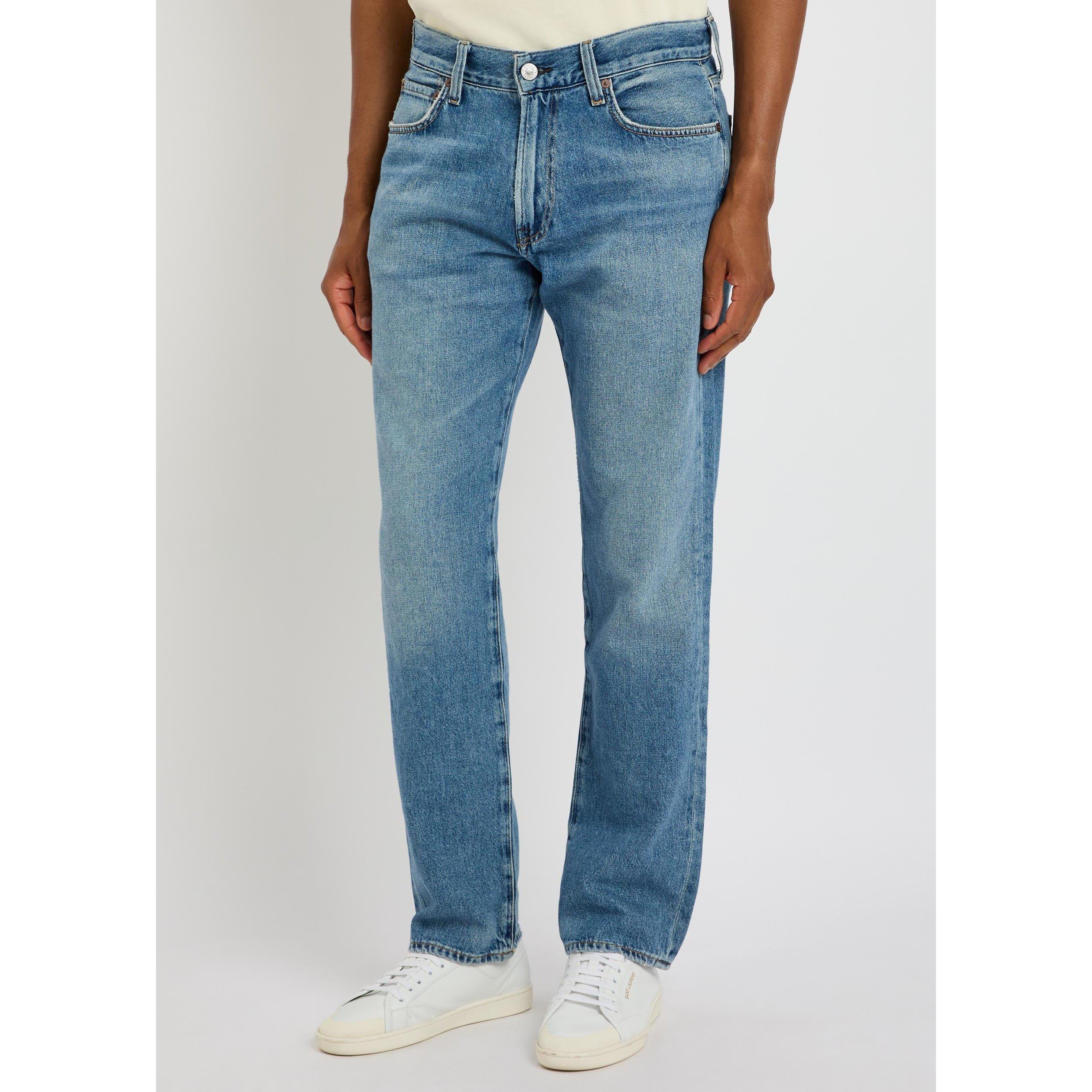 BLUE - Citizens Of Humanity - Men's Elijah Cotton Straight Jeans - 2