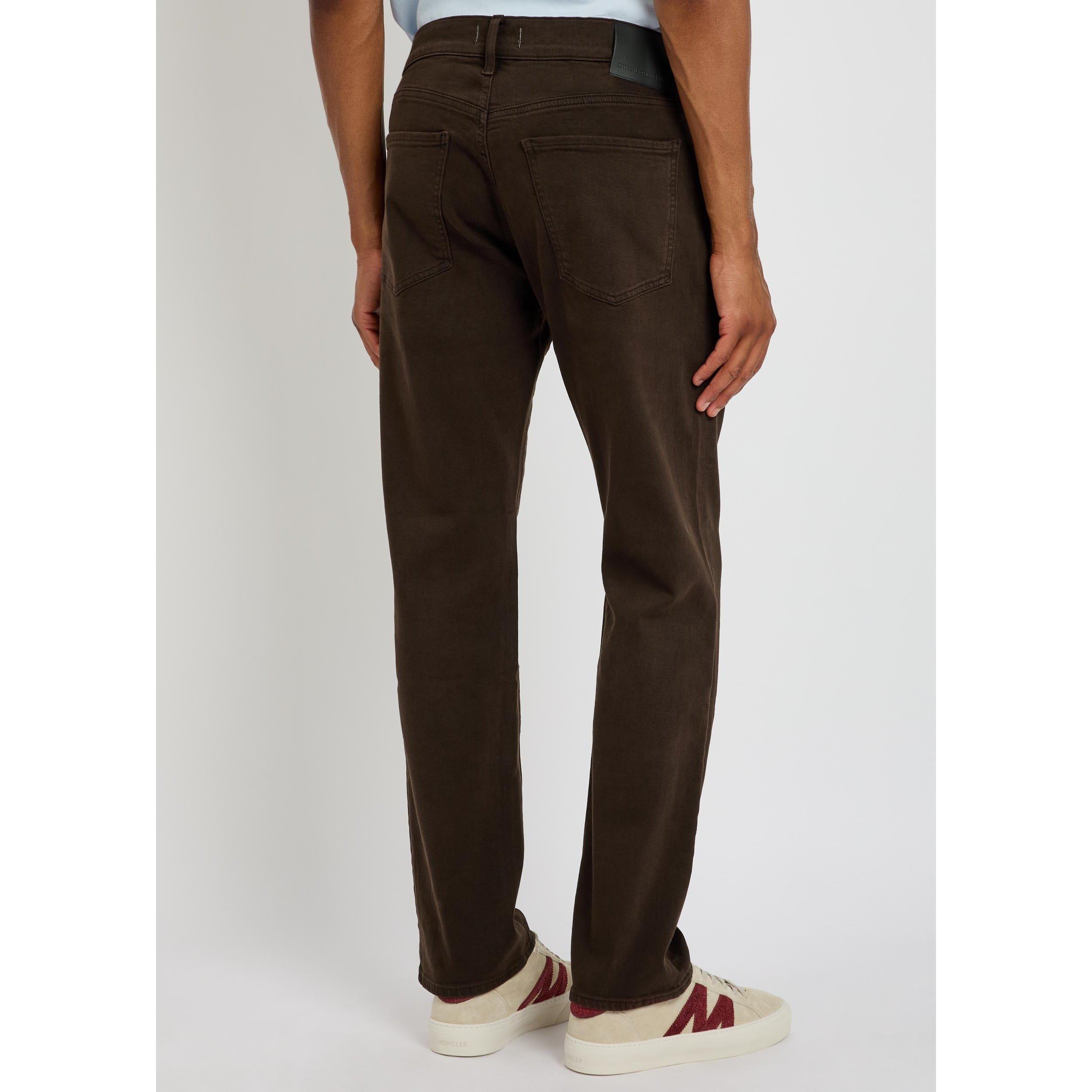 DARK BROWN - Citizens Of Humanity - Men's Elijah Cotton Straight Jeans - 3