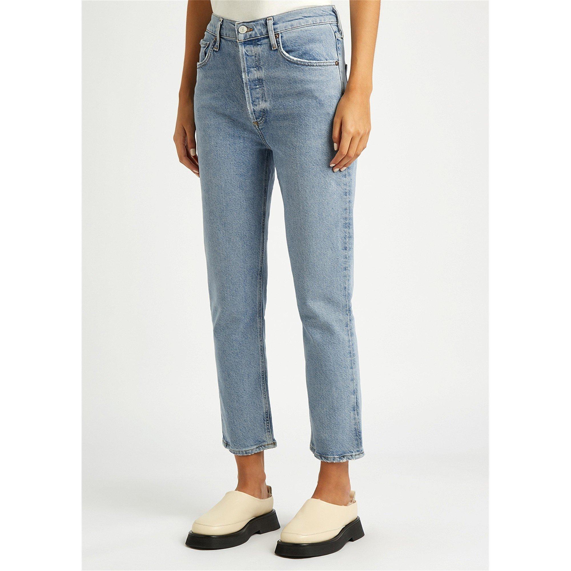 LIGHT BLUE - Agolde - JN RILEY CROP IN SHIVER JEAN - 2