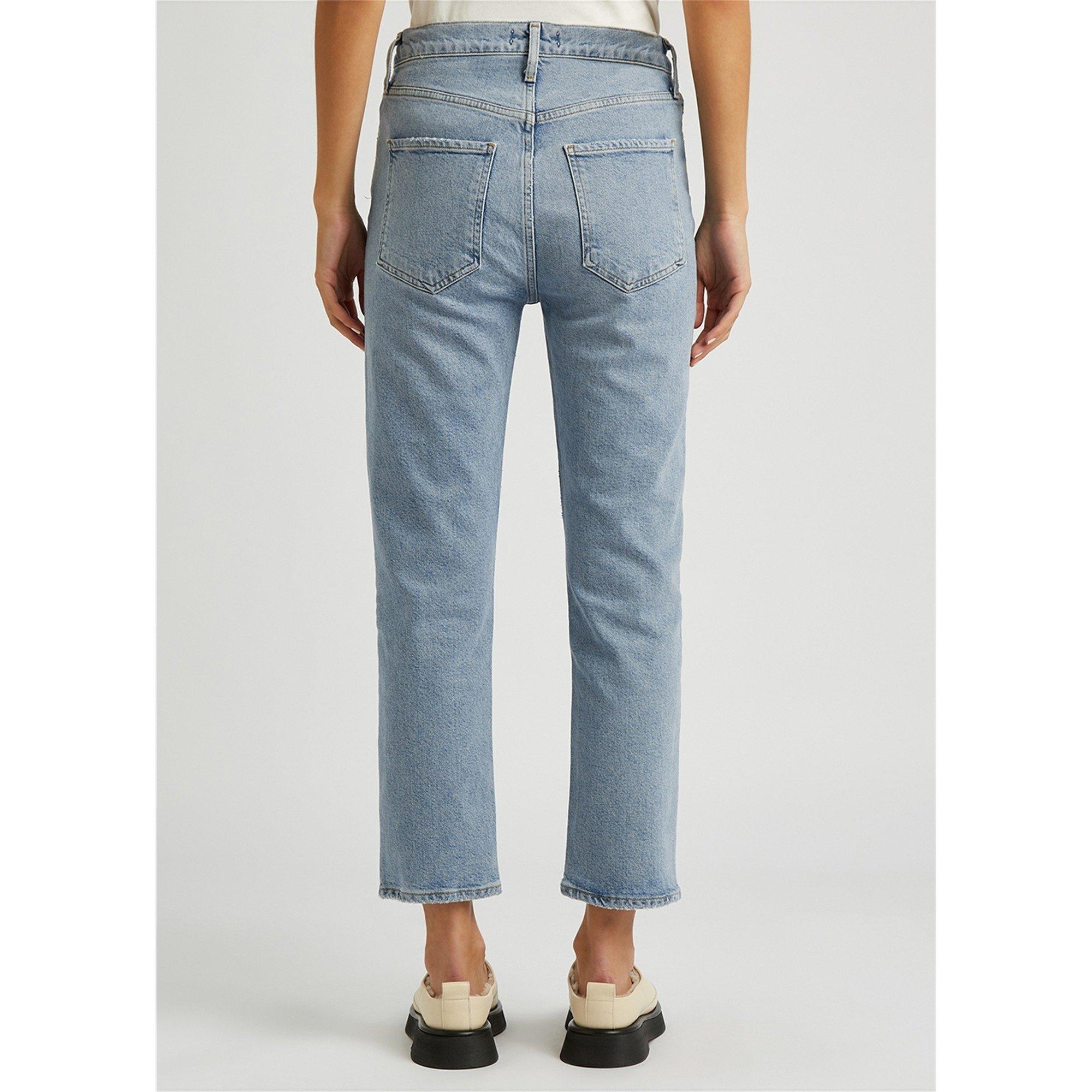 LIGHT BLUE - Agolde - JN RILEY CROP IN SHIVER JEAN - 3